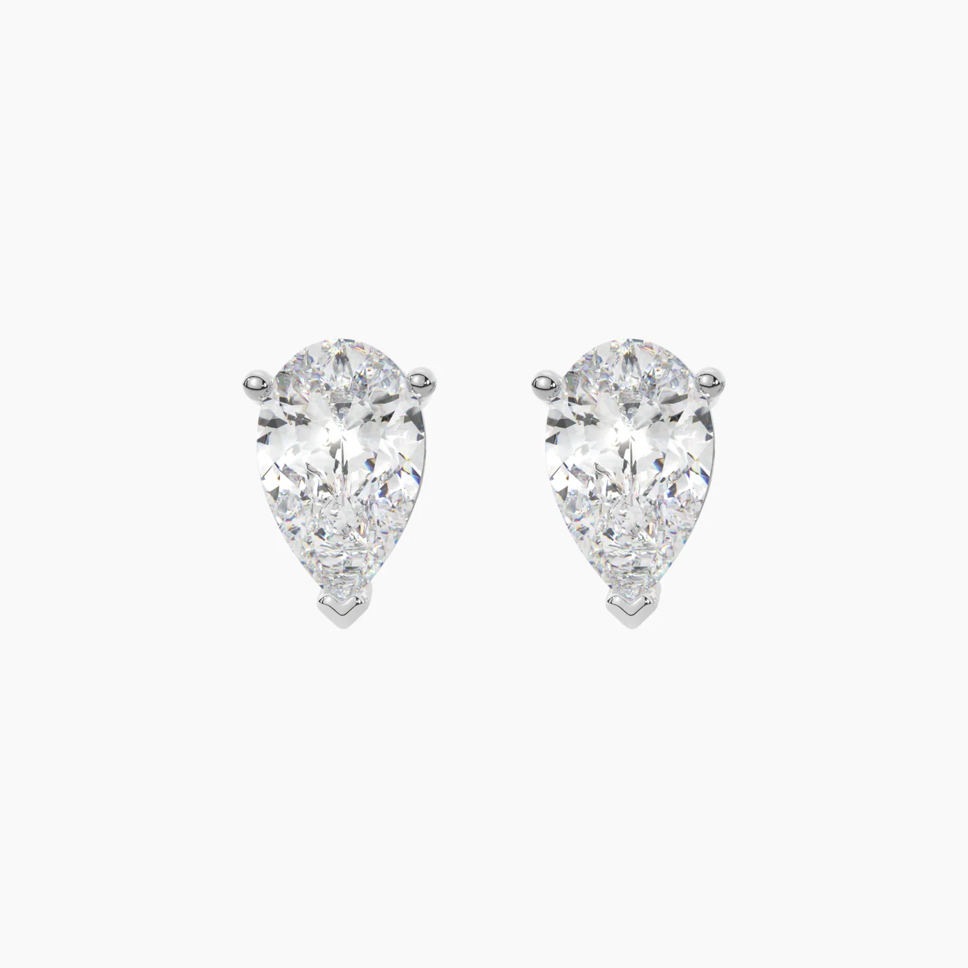 Illumine Gold The Luna Pear Studs Earrings