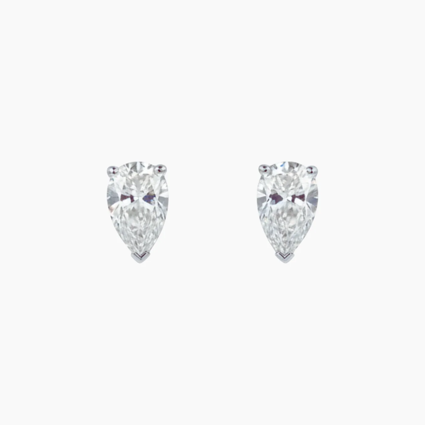 Illumine Gold The Luna Pear Studs Earrings - Image 2