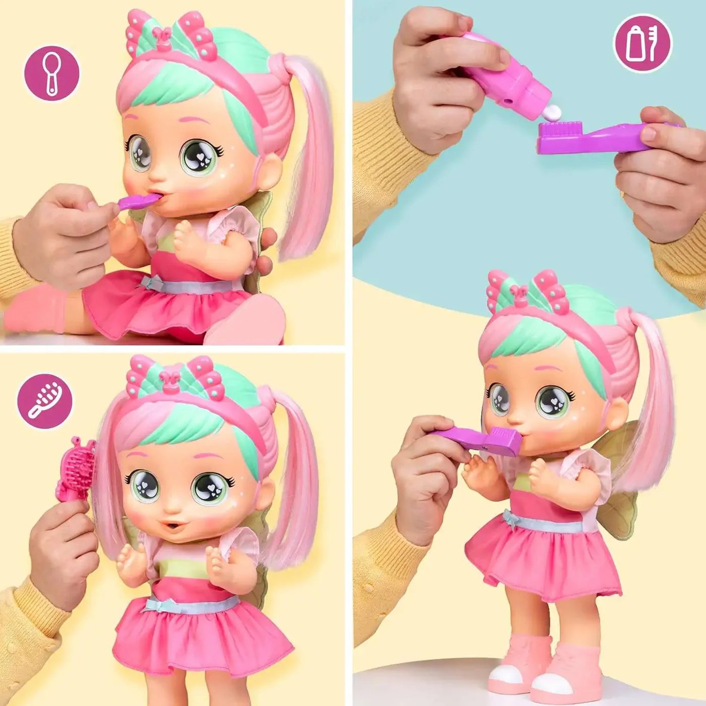 Imc Toys Cry Babies Bella's Morning Routine Doll - Image 4