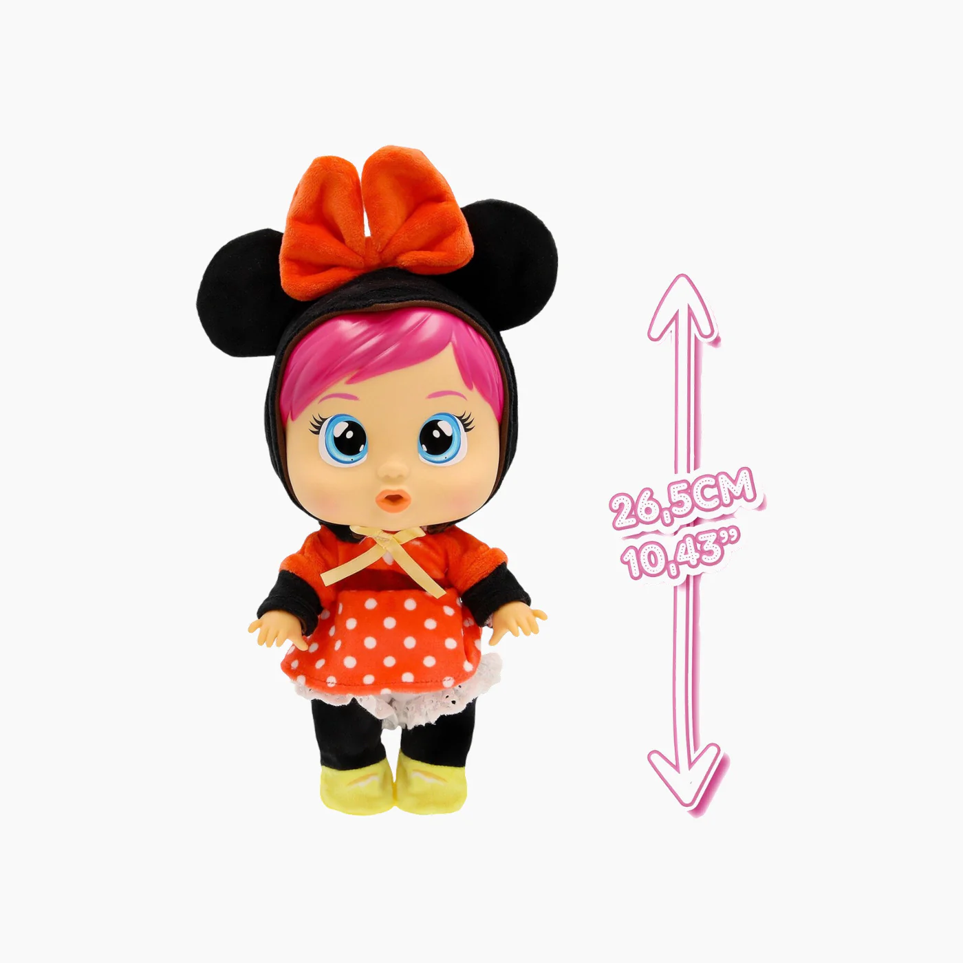 Imc Toys Cry Babies Loving Care Minnie Mouse Doll - Image 3