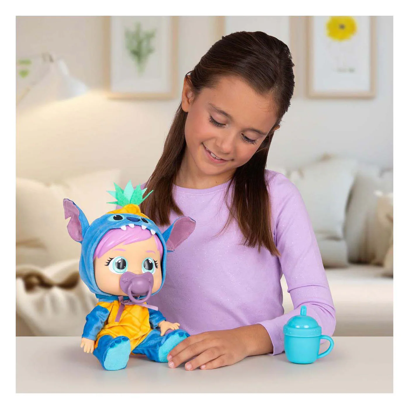 Imc Toys Cry Babies Loving Care Disney Stitch Doll - Image 6