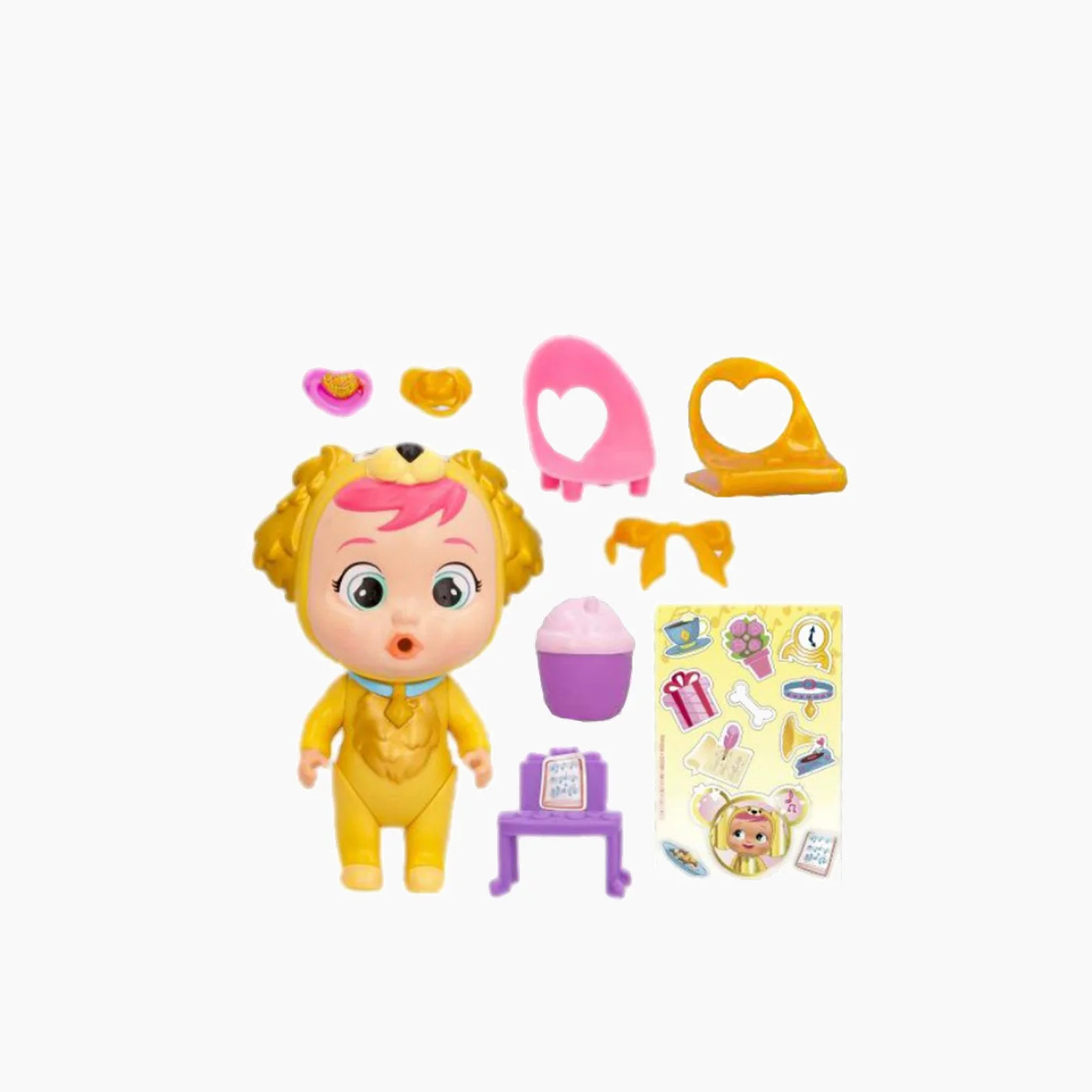 Imc Toys Cry Babies Magic Tears Disney Edition Series Gold (Lady) Doll - Image 3