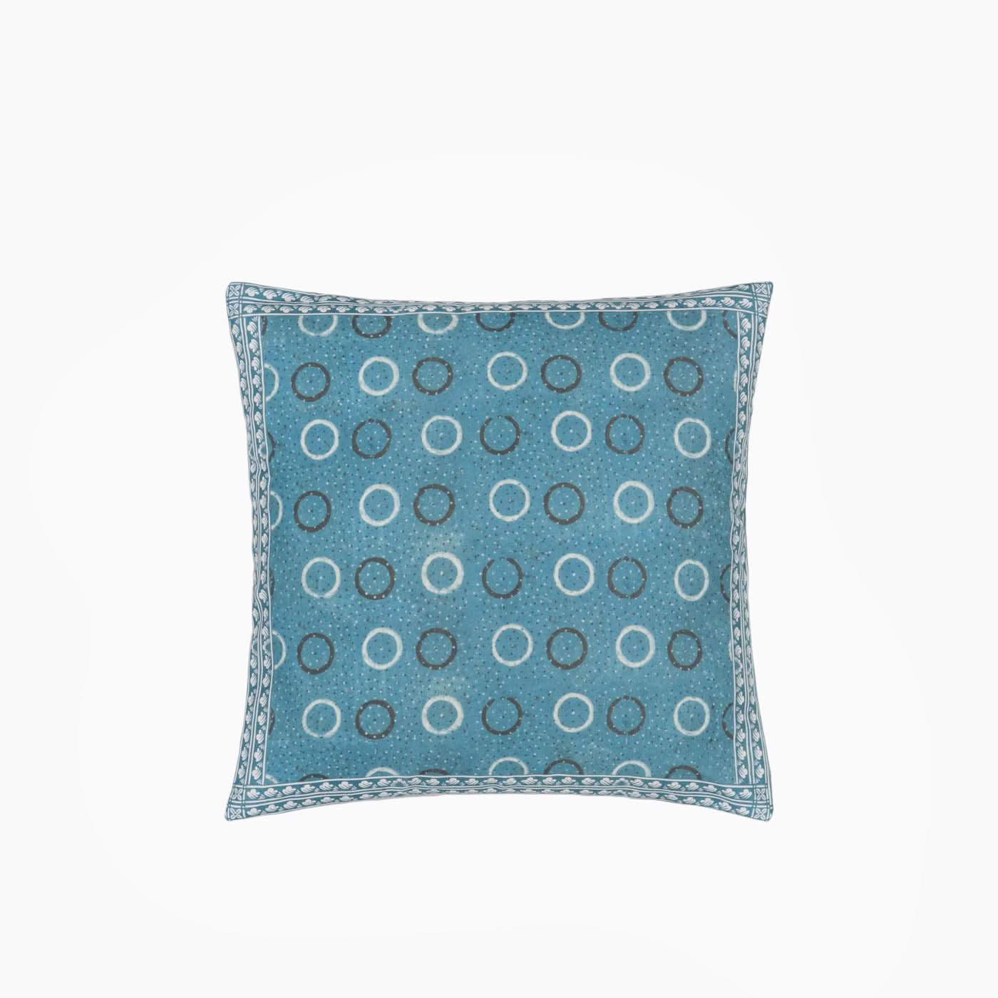 Designers Guild Indigo Circles Cushion - Image 3