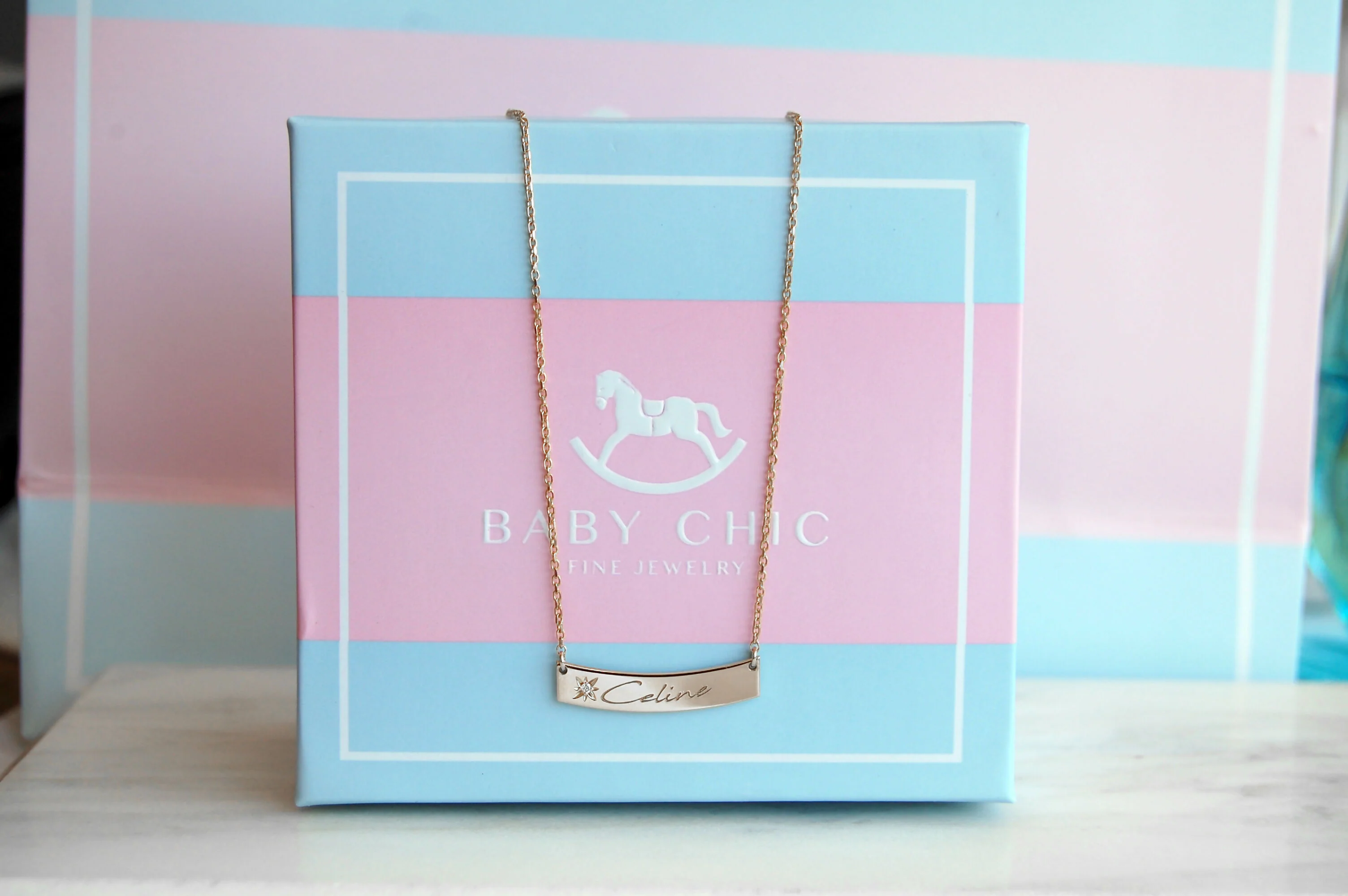 Baby Chic Fine Jewelry Inscription Necklace - Image 2
