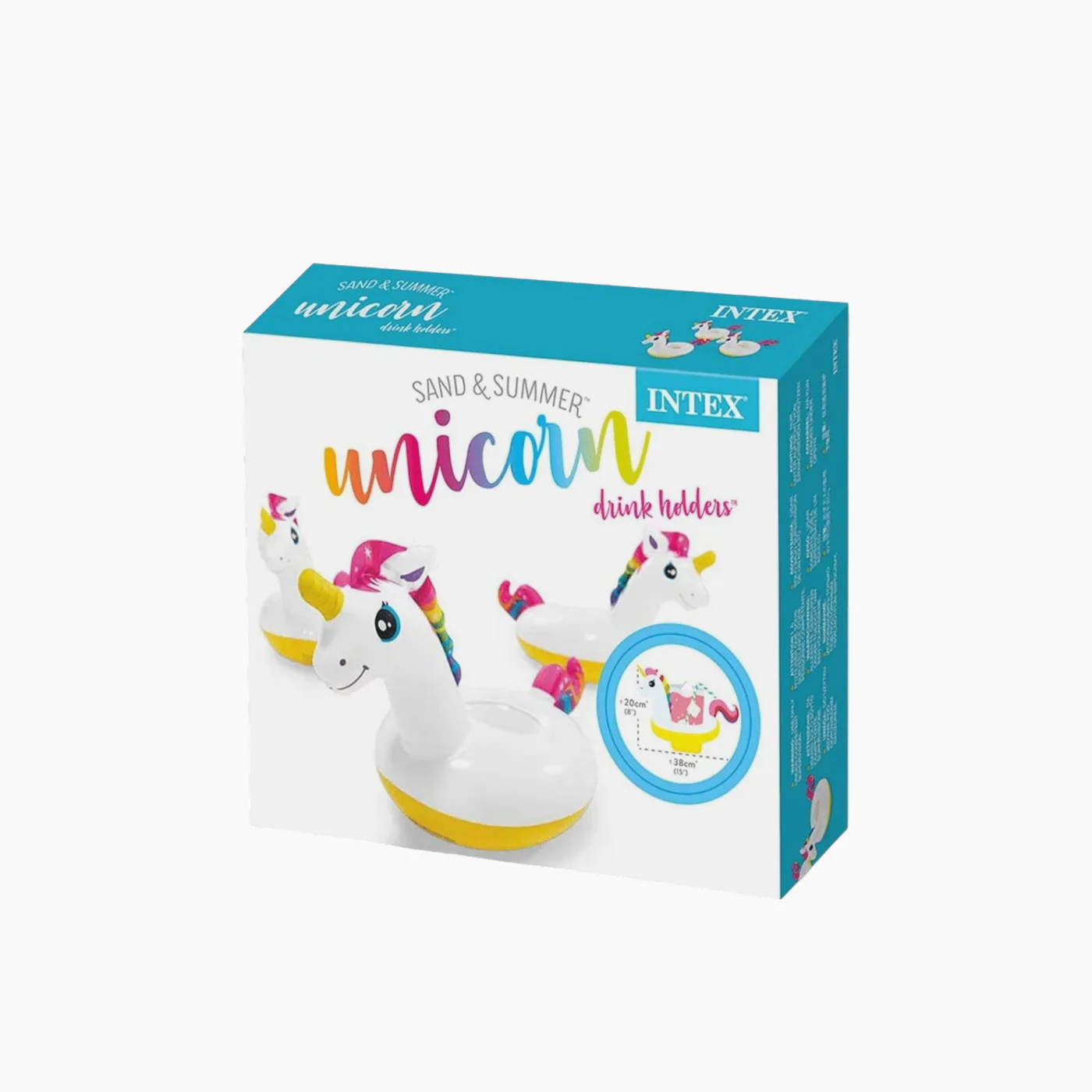 Intex Inflatable Unicorn Coasters 3-Pack - Image 2