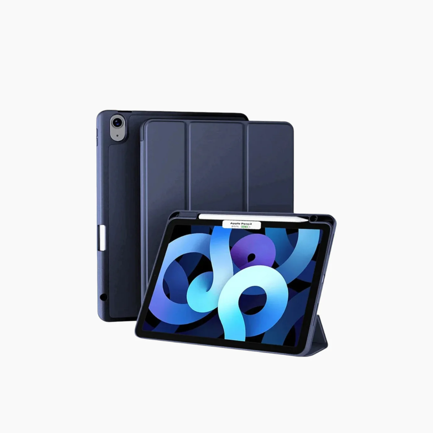 iPad Magnetic Trifold With Pen Slot Smart Case - Image 3