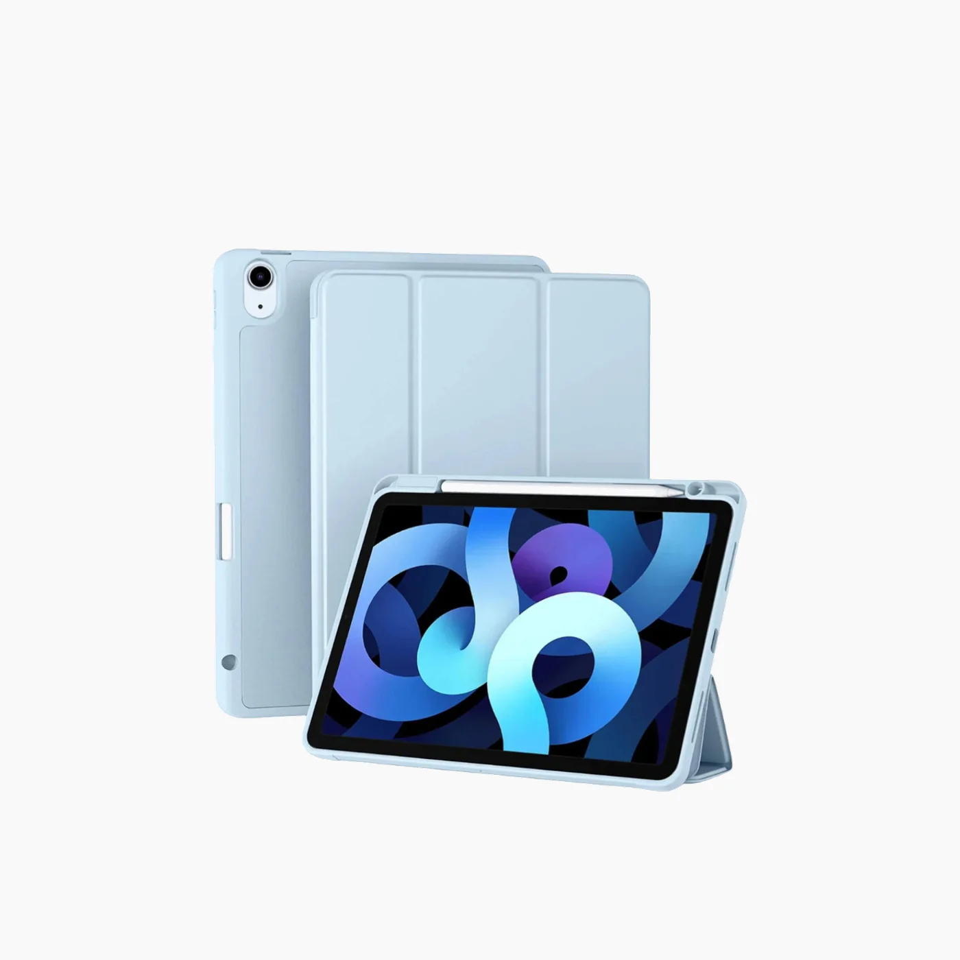 iPad Magnetic Trifold With Pen Slot Smart Case - Image 4