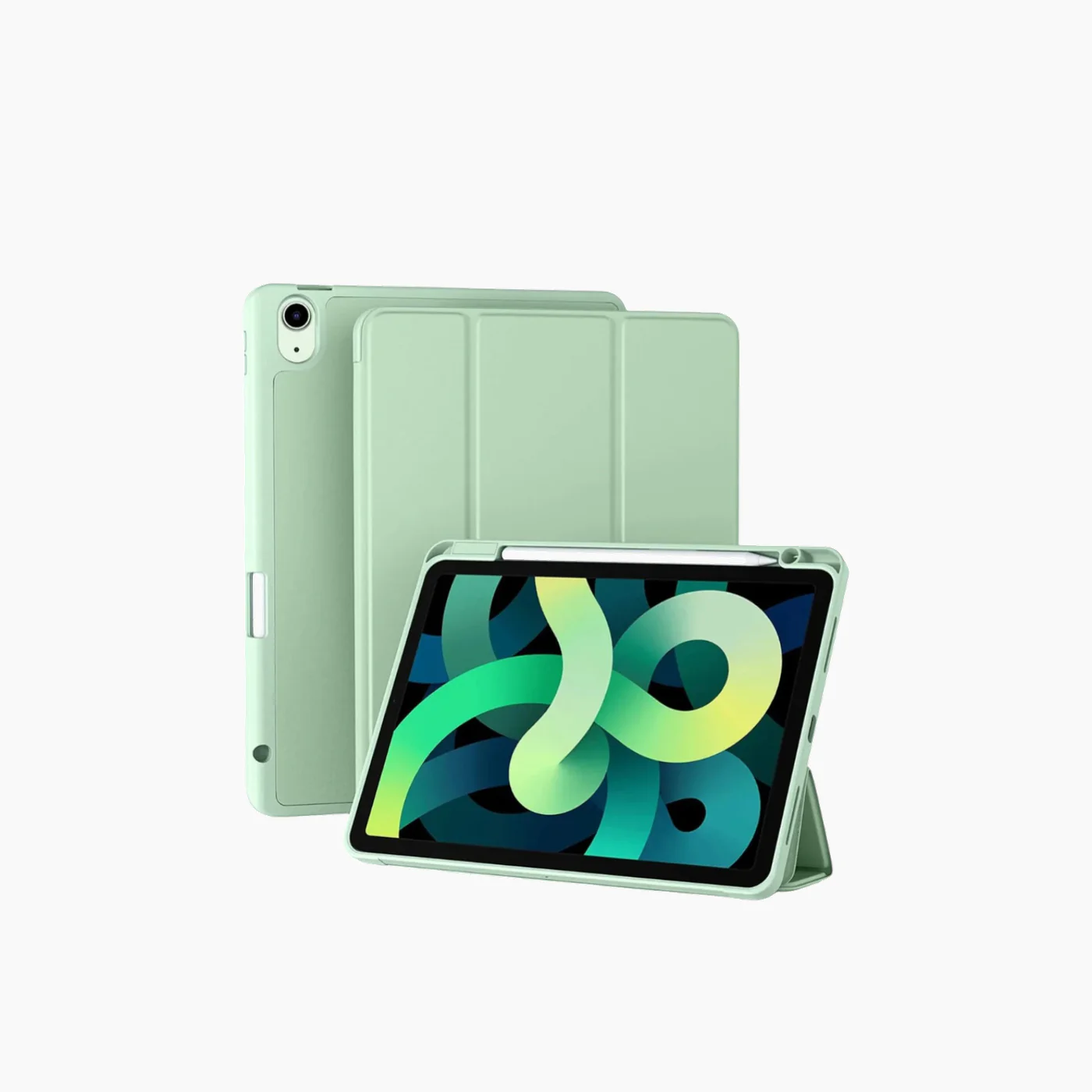 iPad Magnetic Trifold With Pen Slot Smart Case - Image 7