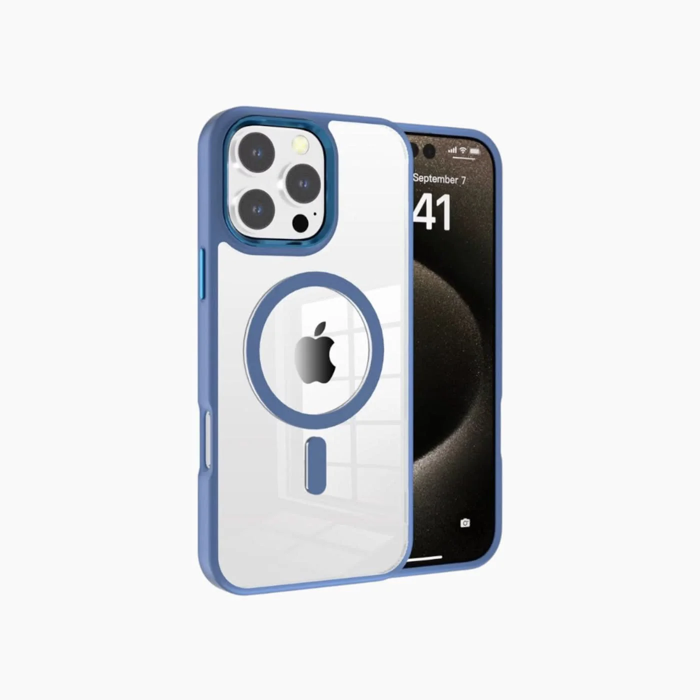 Catchy Jo iPhone Metal Transparent Magnetic Suction Case - Image 2