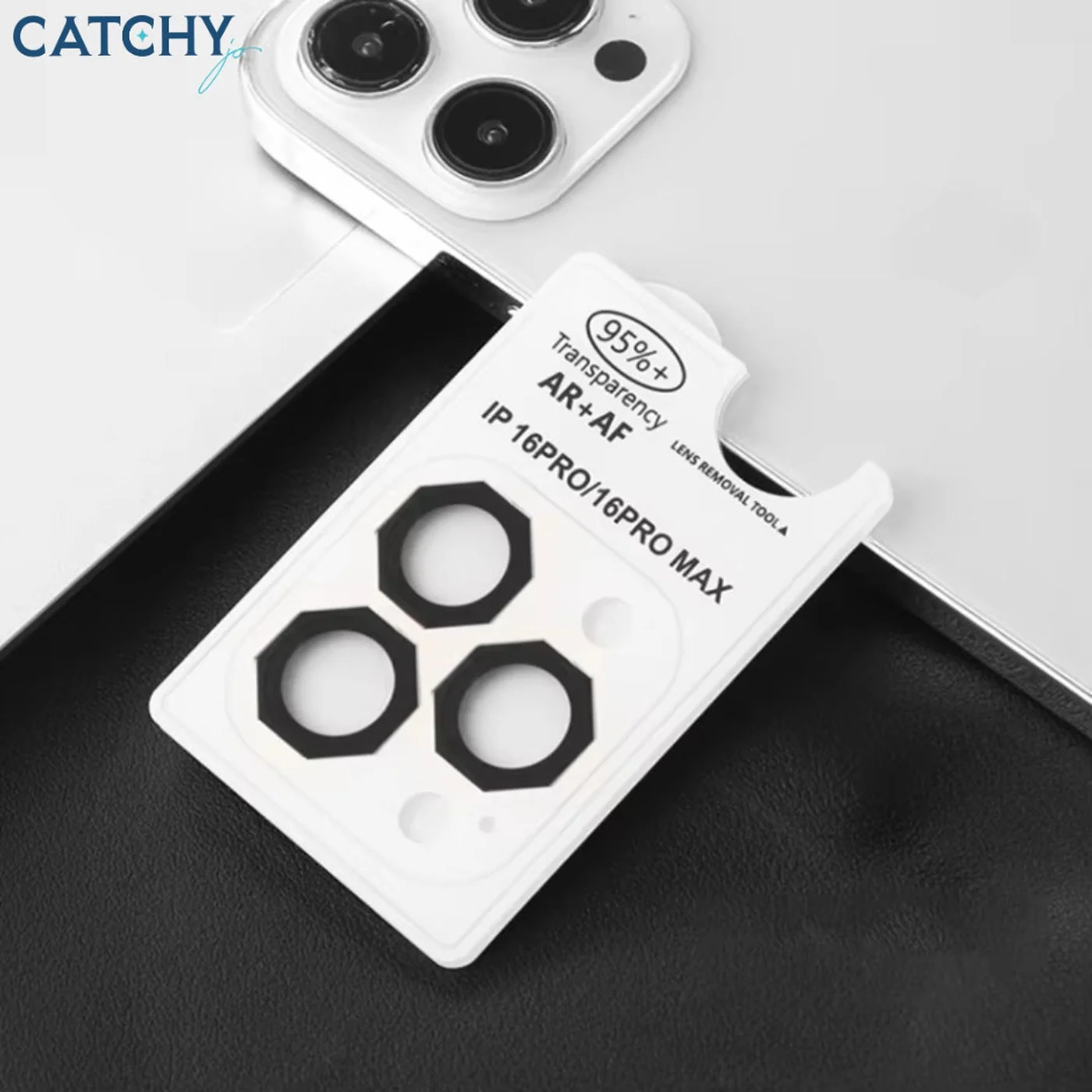 iPhone Octagonal Metal Aluminum Alloy Camera Lens Protector - Image 2