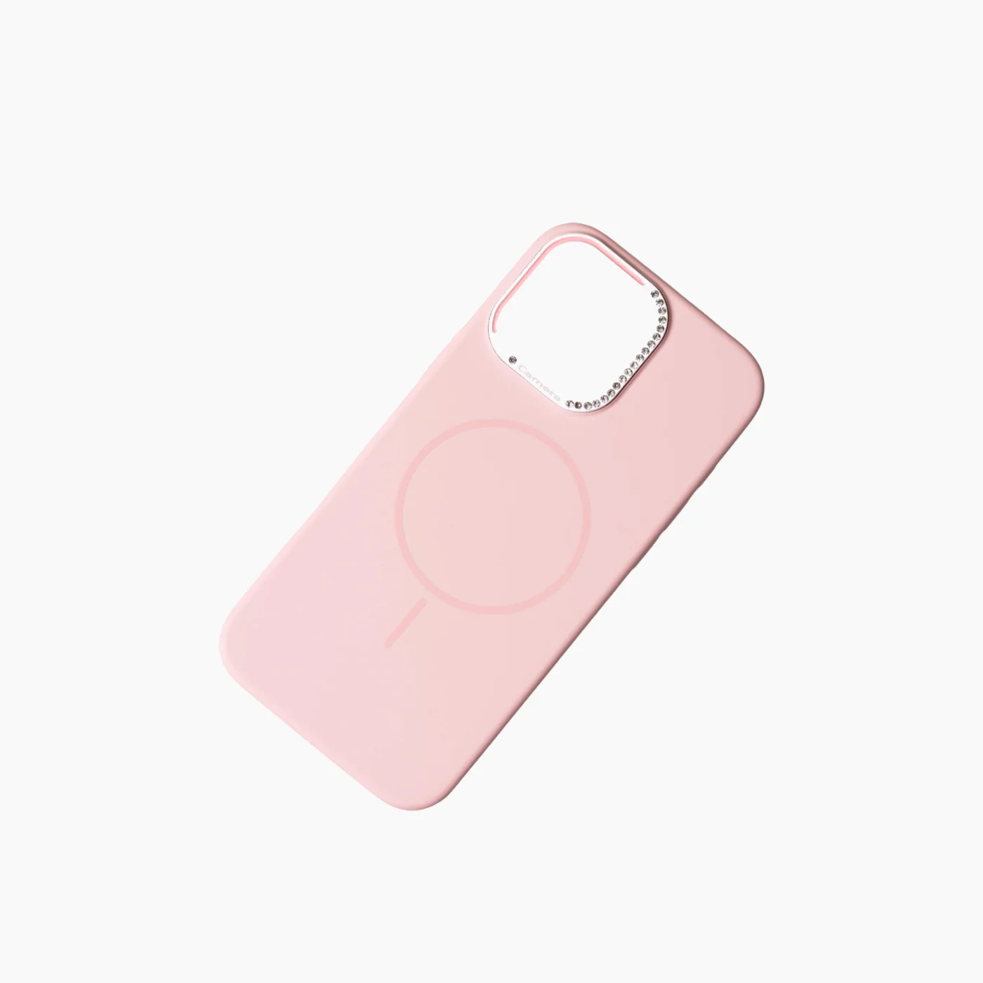 C.JO iPhone Series 15+16 Silicone MagSafe Case With Diamond Camera Frame - Image 13