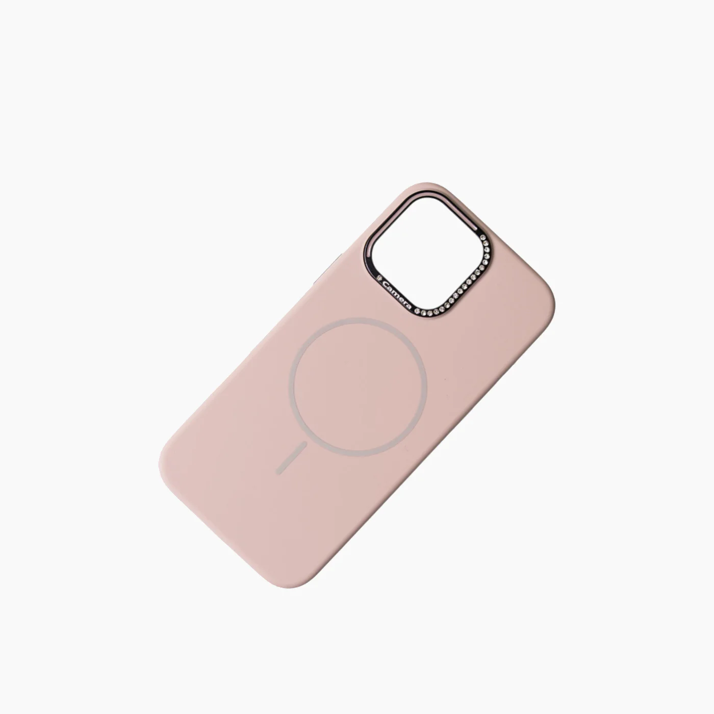 C.JO iPhone Series 15+16 Silicone MagSafe Case With Diamond Camera Frame - Image 14