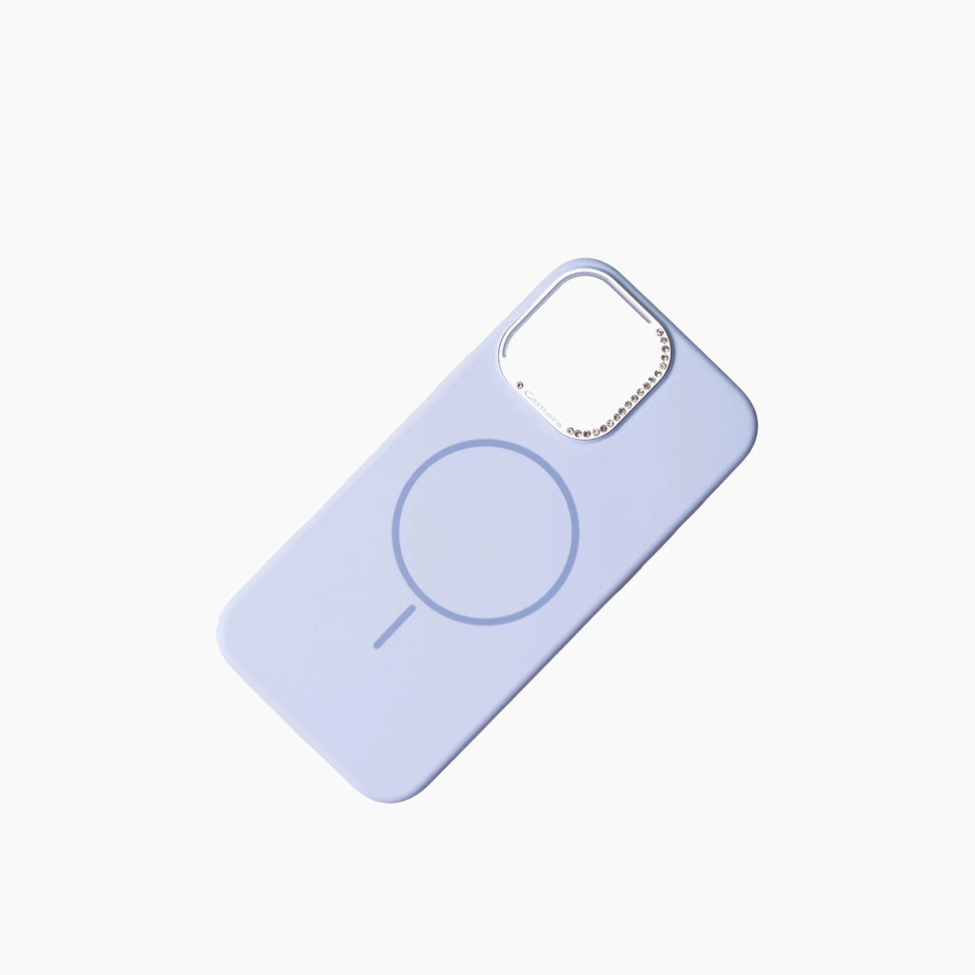 C.JO iPhone Series 15+16 Silicone MagSafe Case With Diamond Camera Frame - Image 4