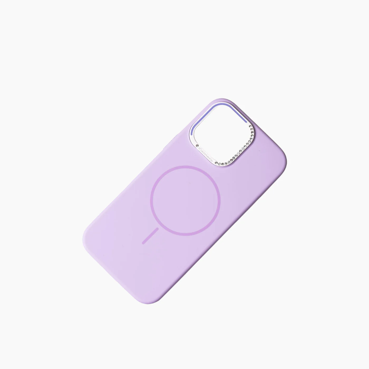 C.JO iPhone Series 15+16 Silicone MagSafe Case With Diamond Camera Frame - Image 6