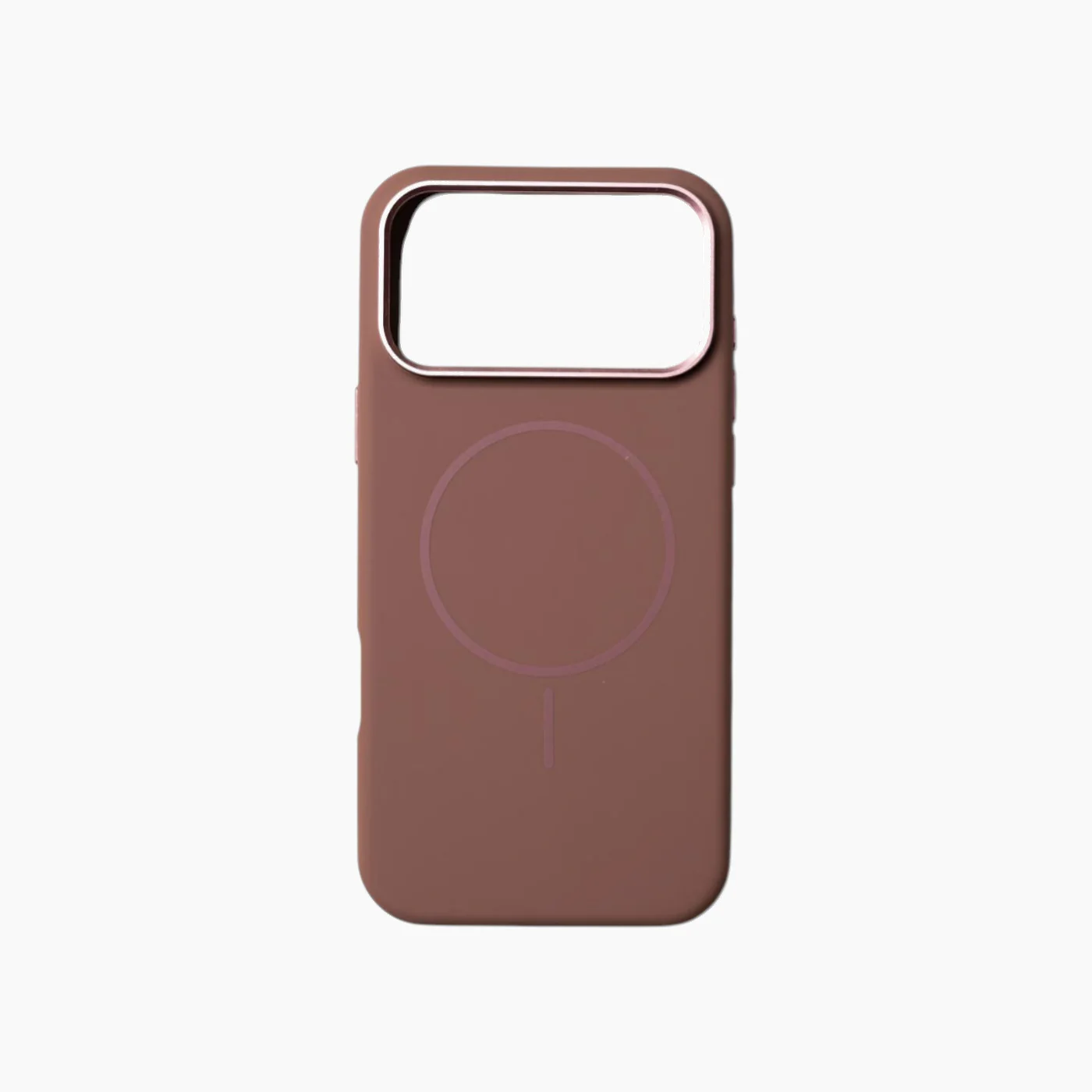 iPhone Silicone MagSafe Slim Case With Metal Camera Frame (2) - Image 2