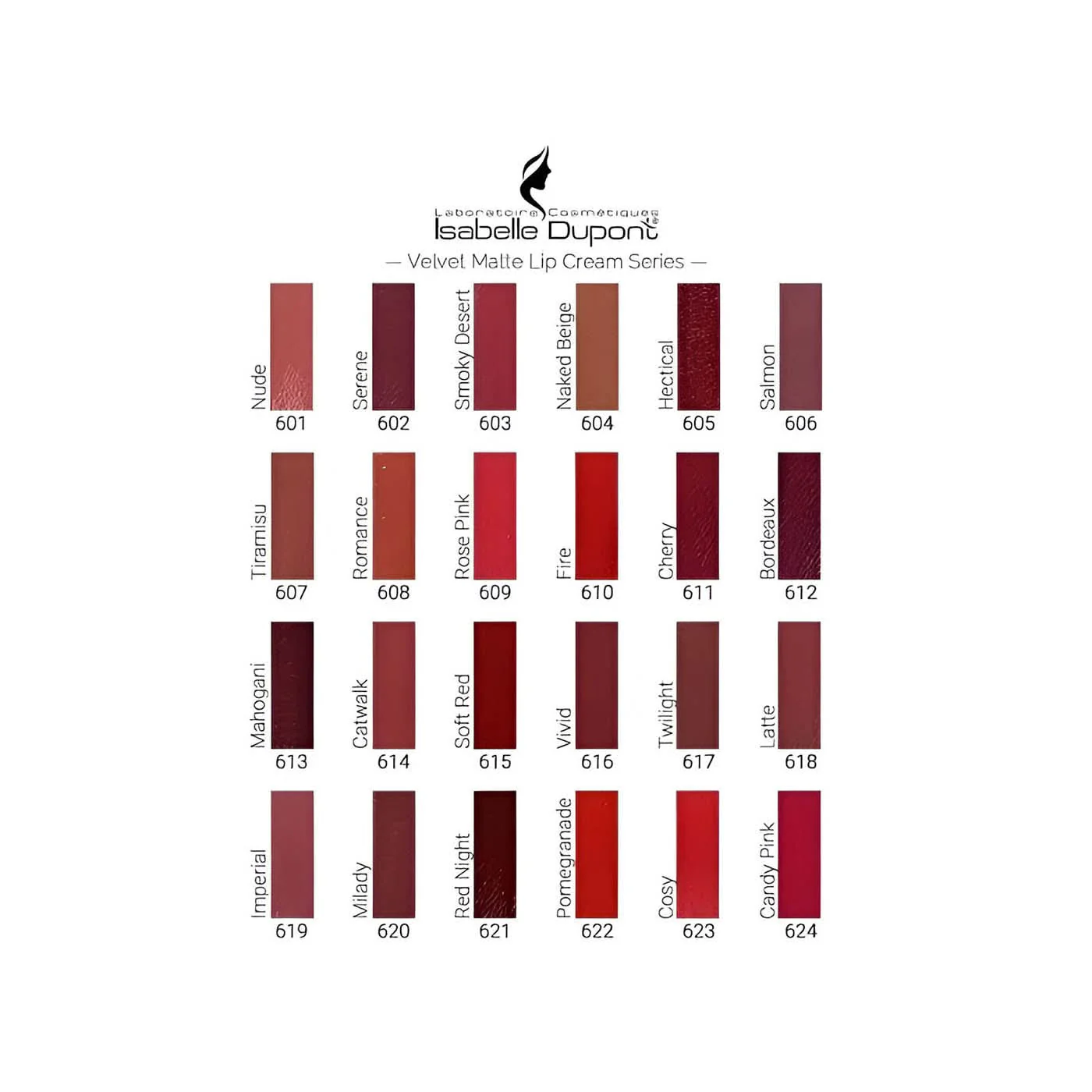 Isabelle Dupont Velvet Matte Lip Cream Lipstick - Image 27