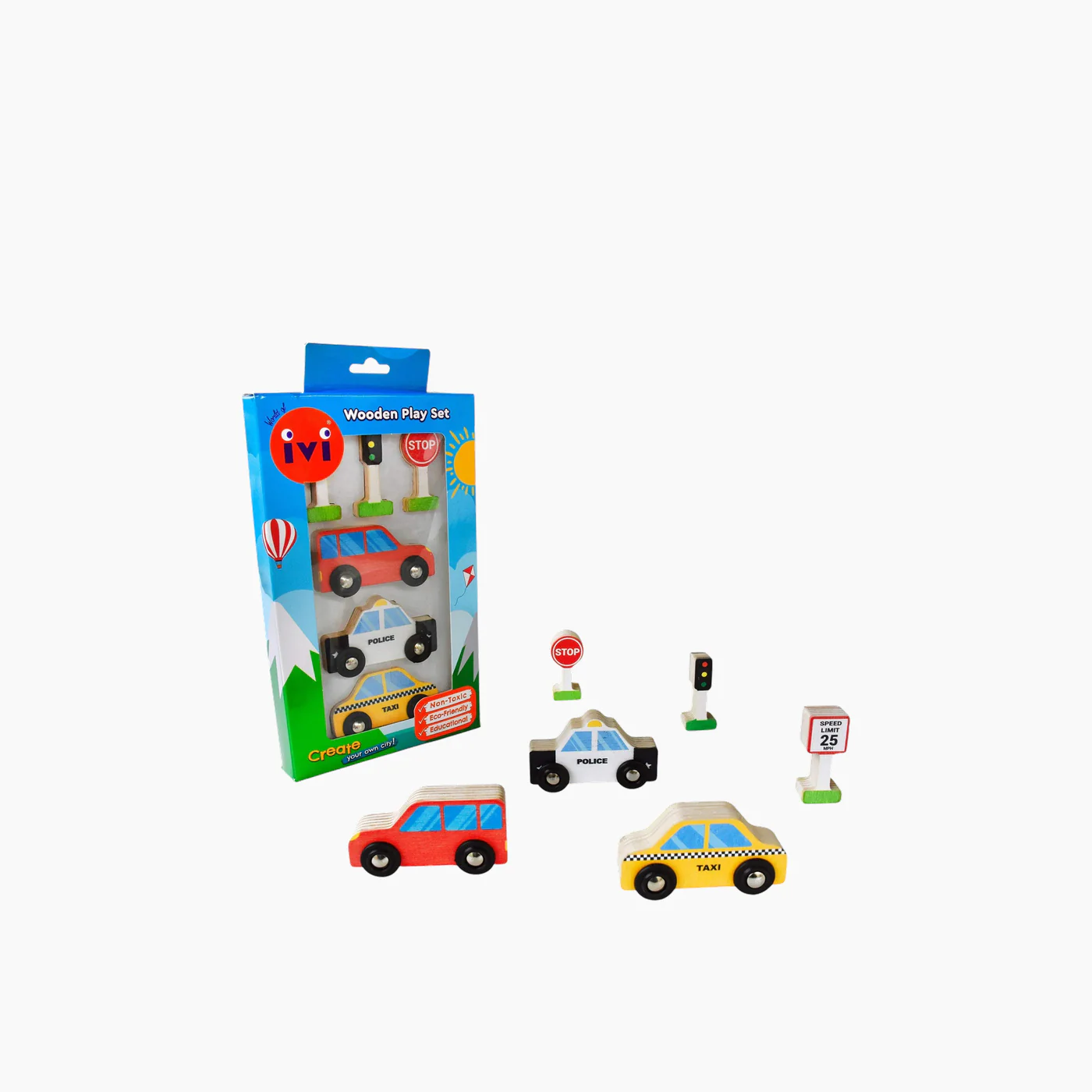 Ivi World Wooden Playset - Image 2