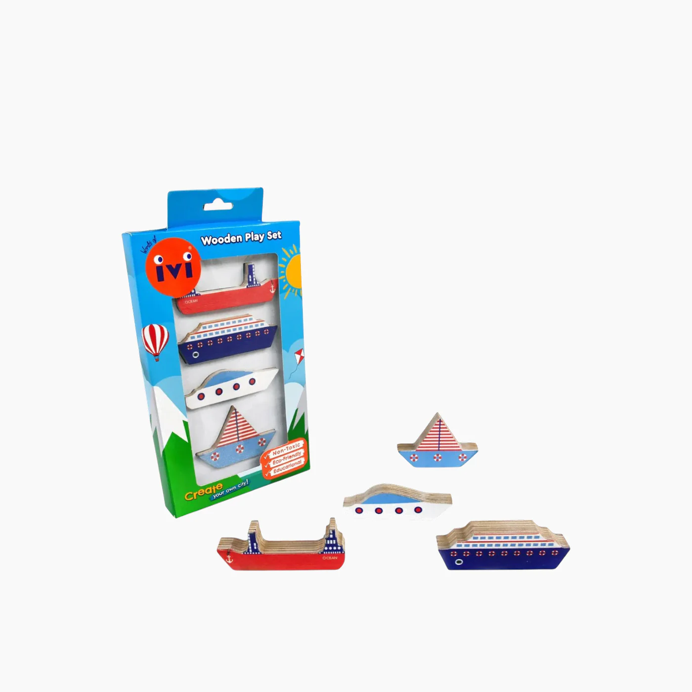 Ivi World Wooden Playset - Image 3