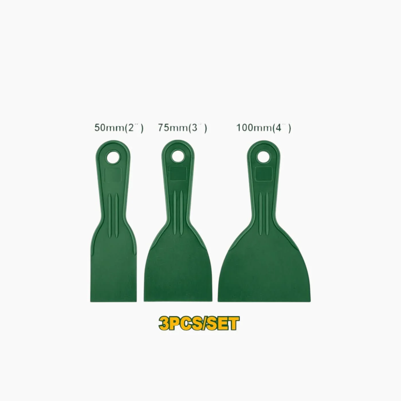 Jadever 3-Piece Plastic Scraper Set - Image 2