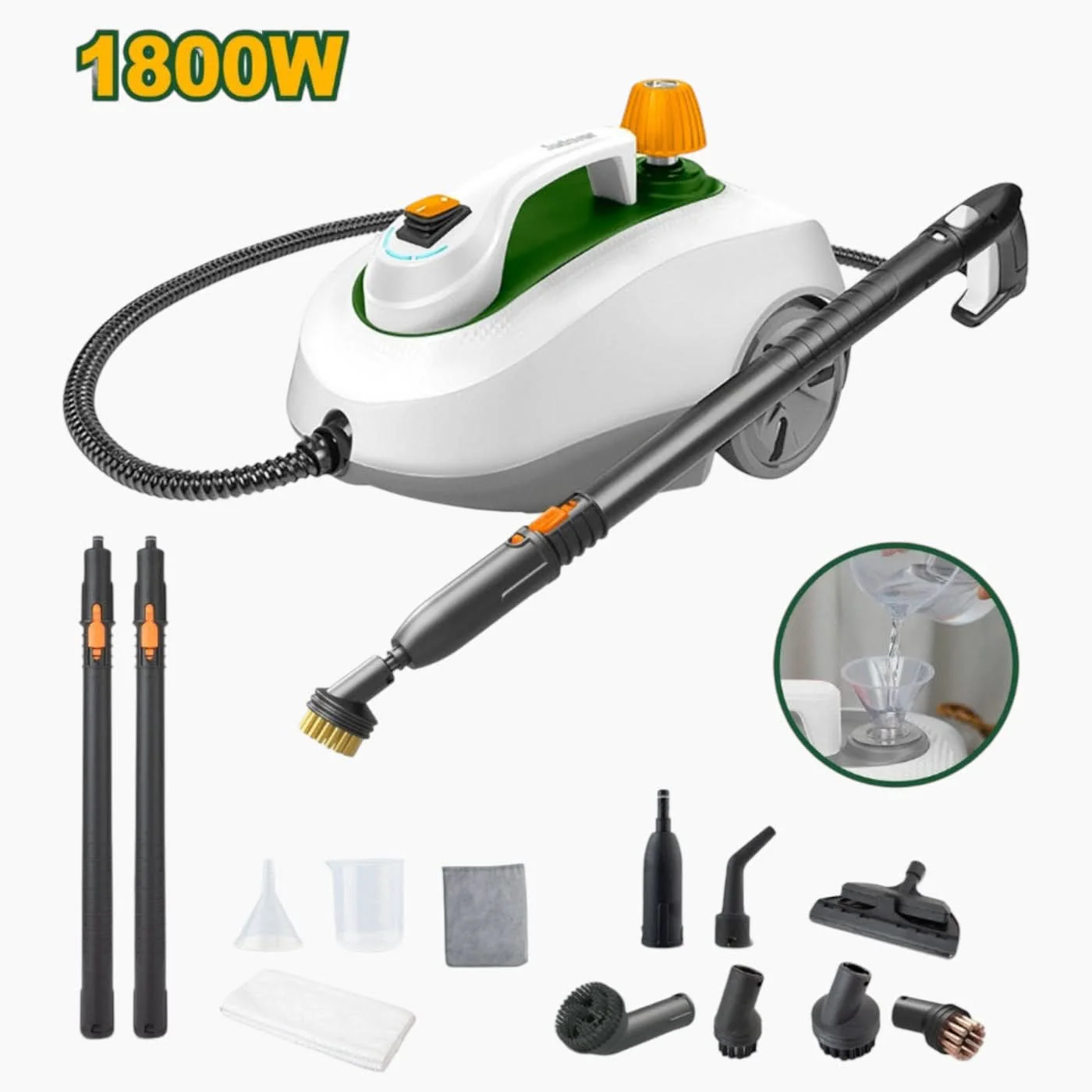 Jadever 5-Bar 1800W Steam Cleaner - Image 2