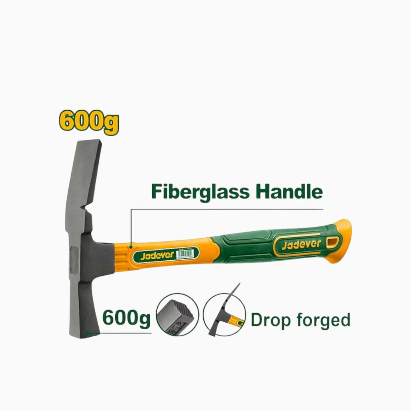 Jadever 600g Hammer Type B Hammer - Image 2