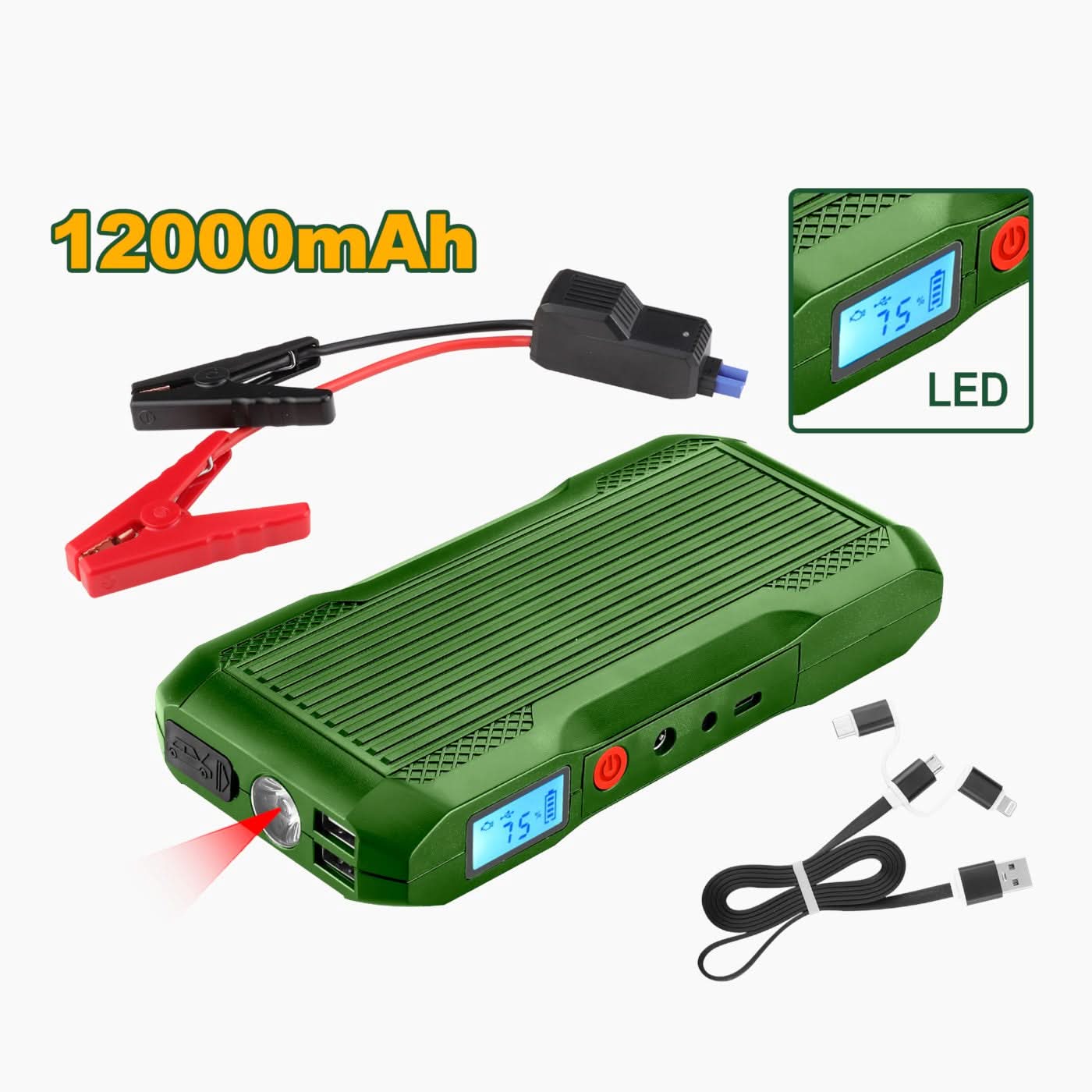 Jadever Car Jump Starter - Image 4