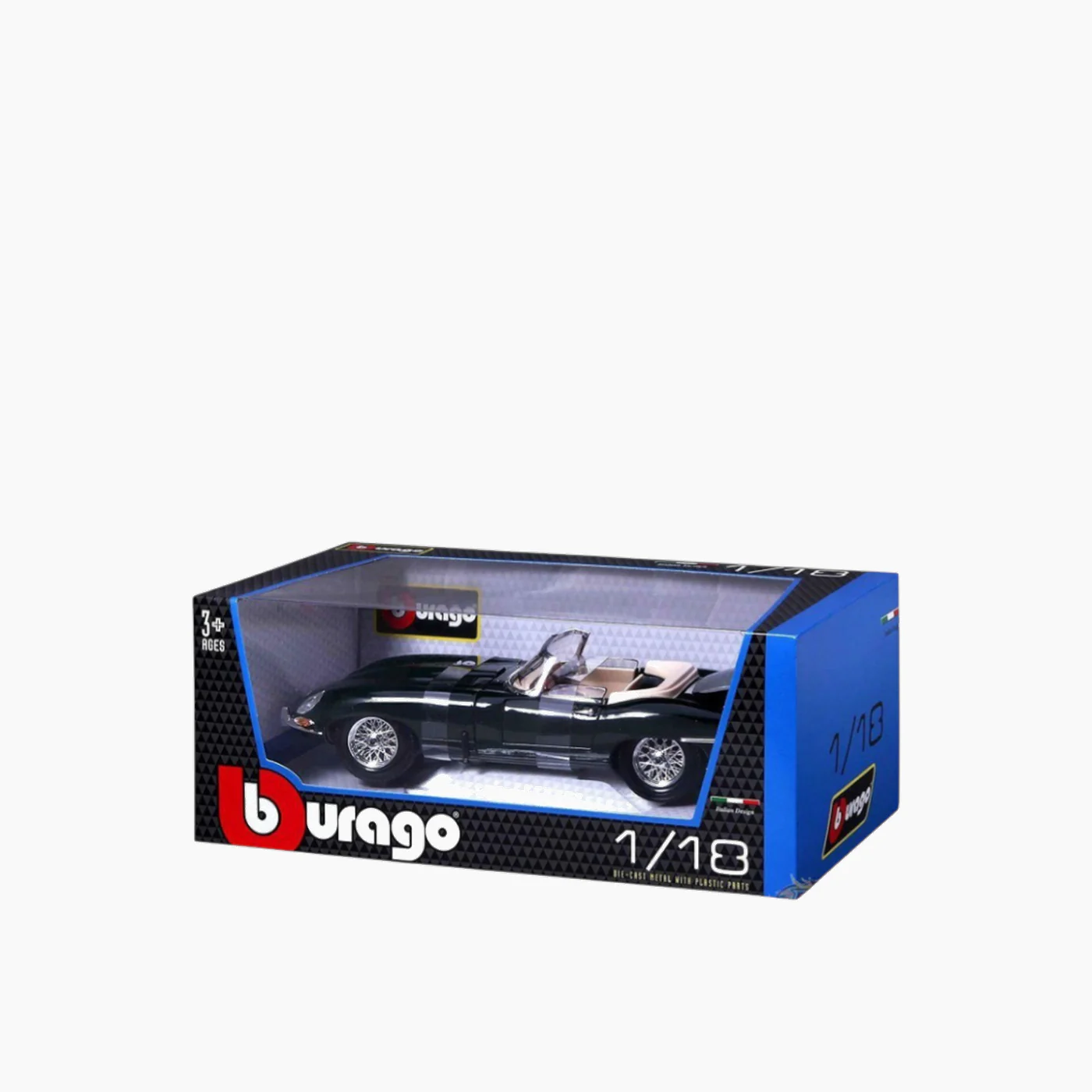 Maisto Burago Jaguar E-Type Cabriolet (1961) 1:18 Collection B - Image 6