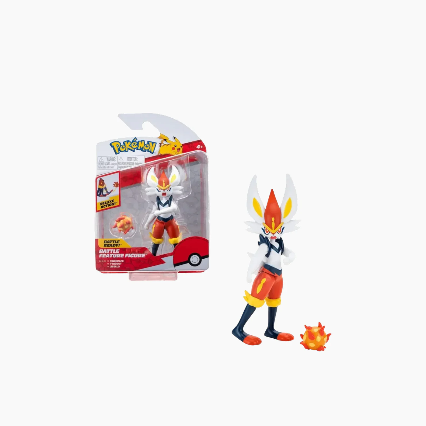 Jazwares Pokemon Cinderace Action Figure - Image 4