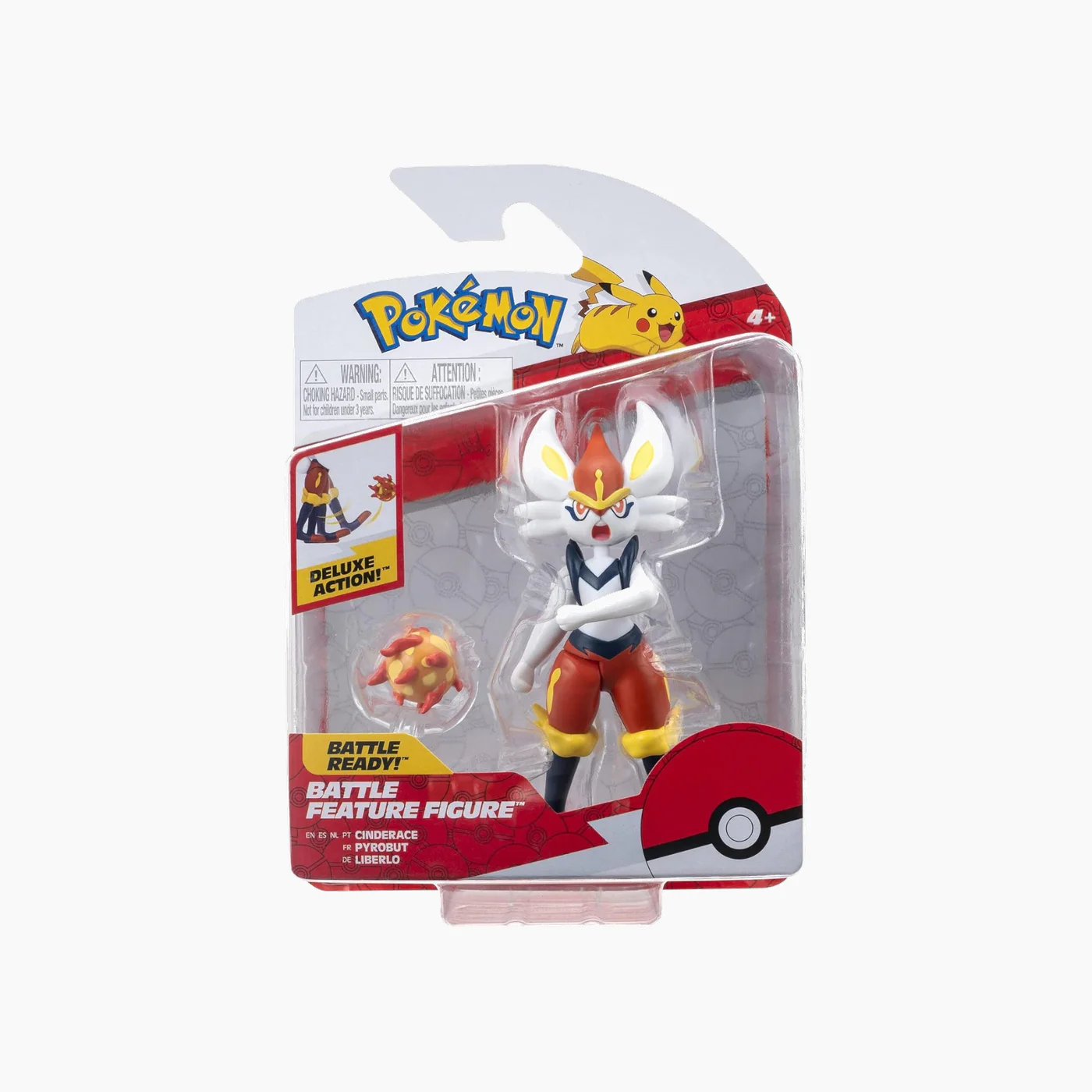 Jazwares Pokemon Cinderace Action Figure - Image 5