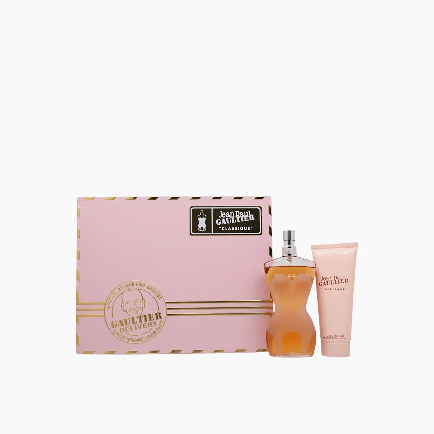 Jean Paul Gaultier Classique EDT 100Ml + Body Lotion 75Ml Gift Set For Women - Image 3