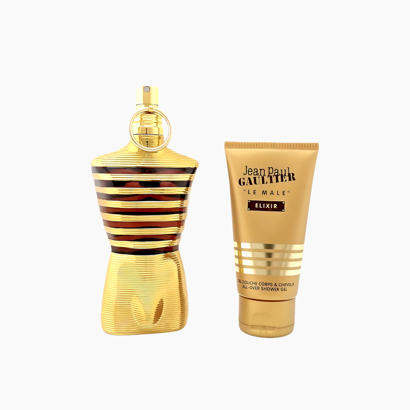 Jean Paul Gaultier Le Male Elixir Parfum 125Ml + Shower Gel 75Ml Gift Set For Men - Image 3