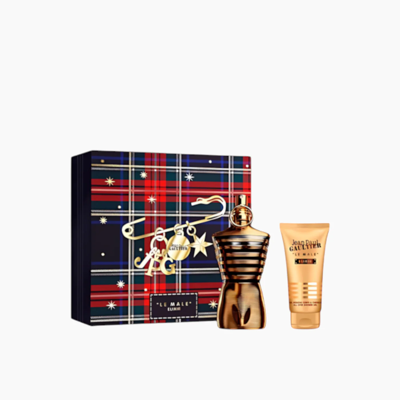 Jean Paul Gaultier Le Male Elixir Parfum 125Ml + Shower Gel 75Ml Gift Set For Men - Image 5