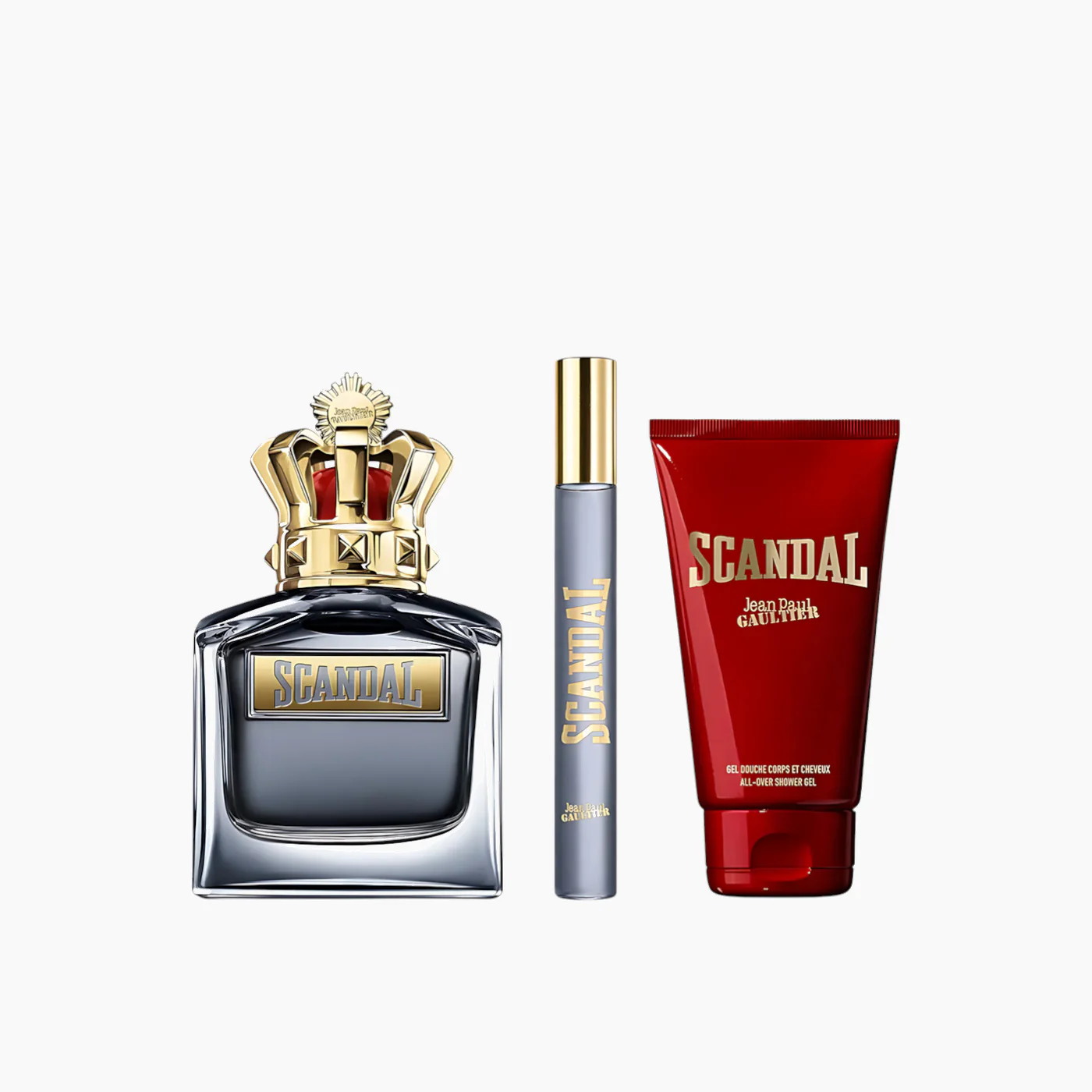 Jean Paul Gaultier Scandal EDT 100ML + EDT 10ML + Shower Gel 100Ml Gift Set For Men - Image 2