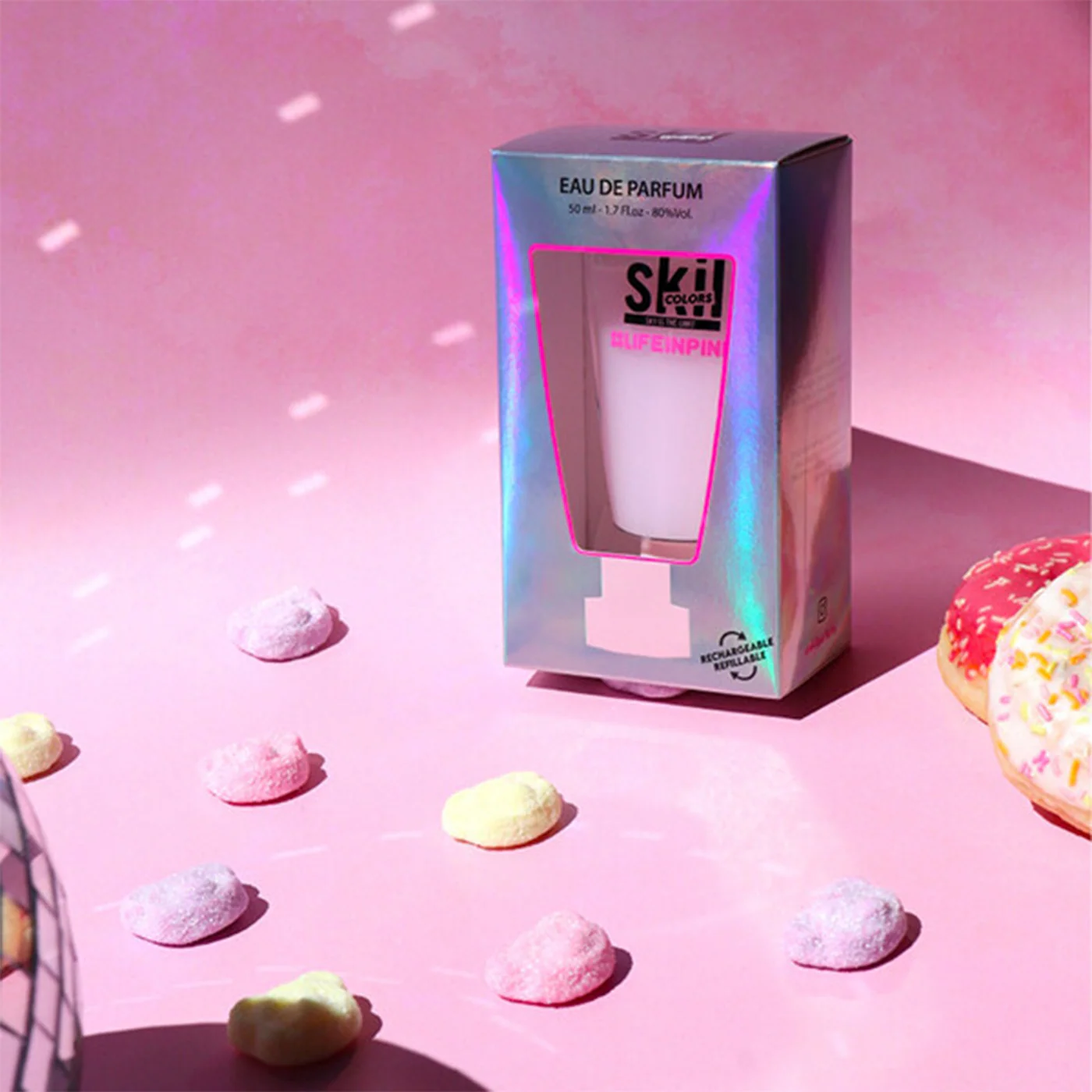 Jeanne Arthes Skil Life in Pink EDP 50ML For Women - Image 3