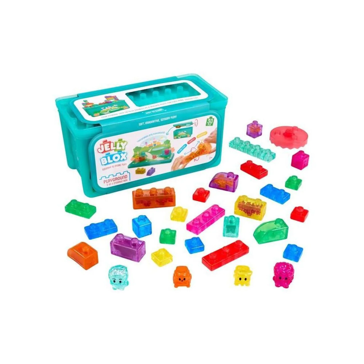 Jelly Blox - Playground Store & Play - 30 Pcs - Image 2