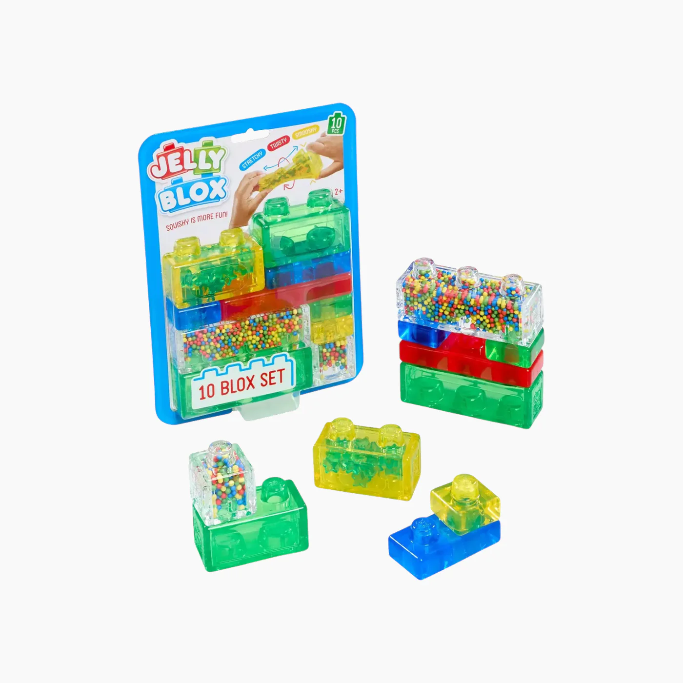 Jelly Blox - Squishy Is More Fun! - 10 Pcs - Image 2