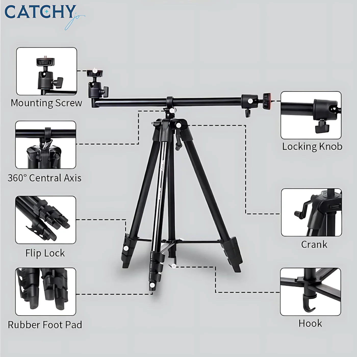 JMARY KP-2207 Tripod - Image 2