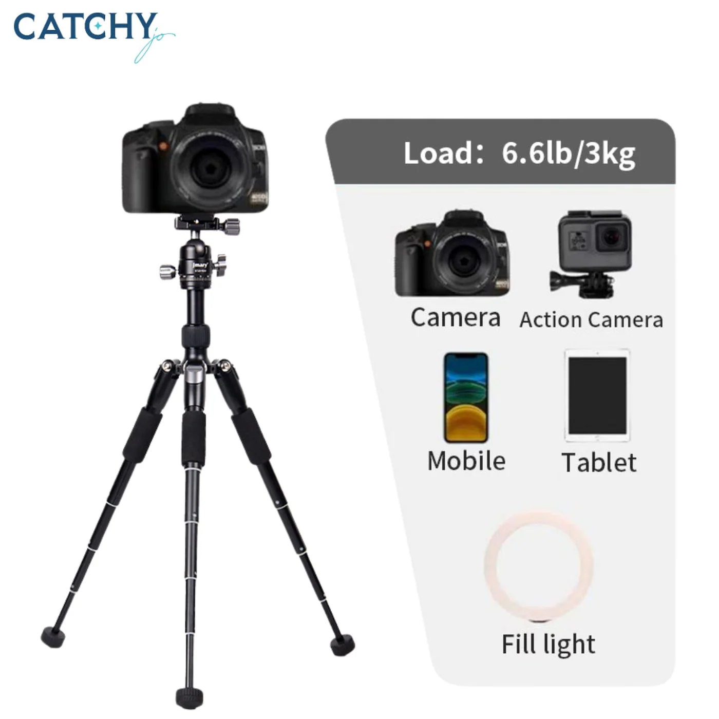 JMARY KT25+H30 Mini Tripod - Image 2