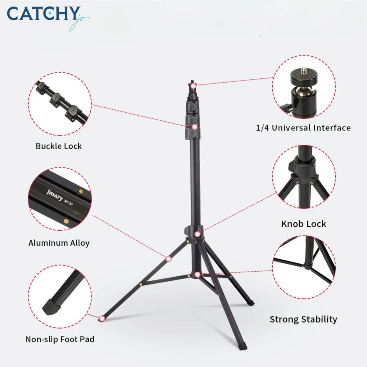JMARY MT-38 Tripod - Image 3