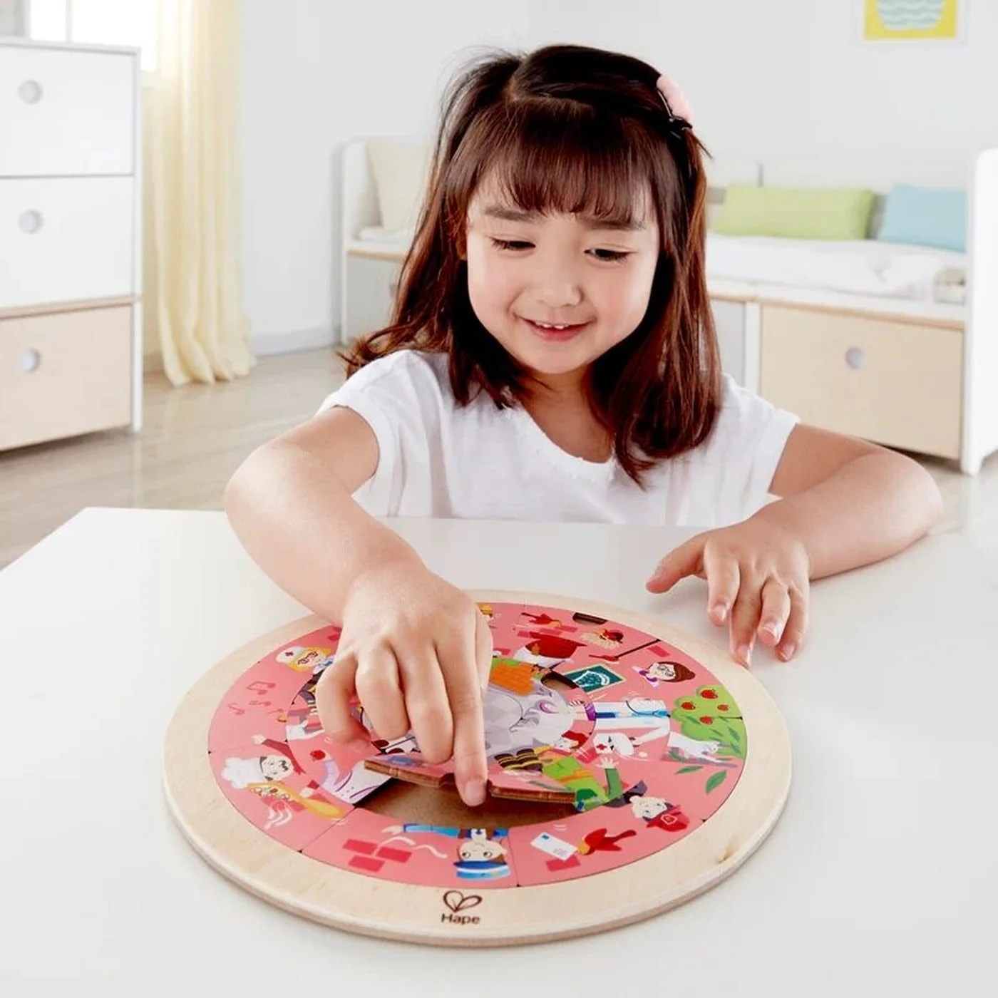 Hape Jobs Roundabout Puzzle Educational Toy - Image 5