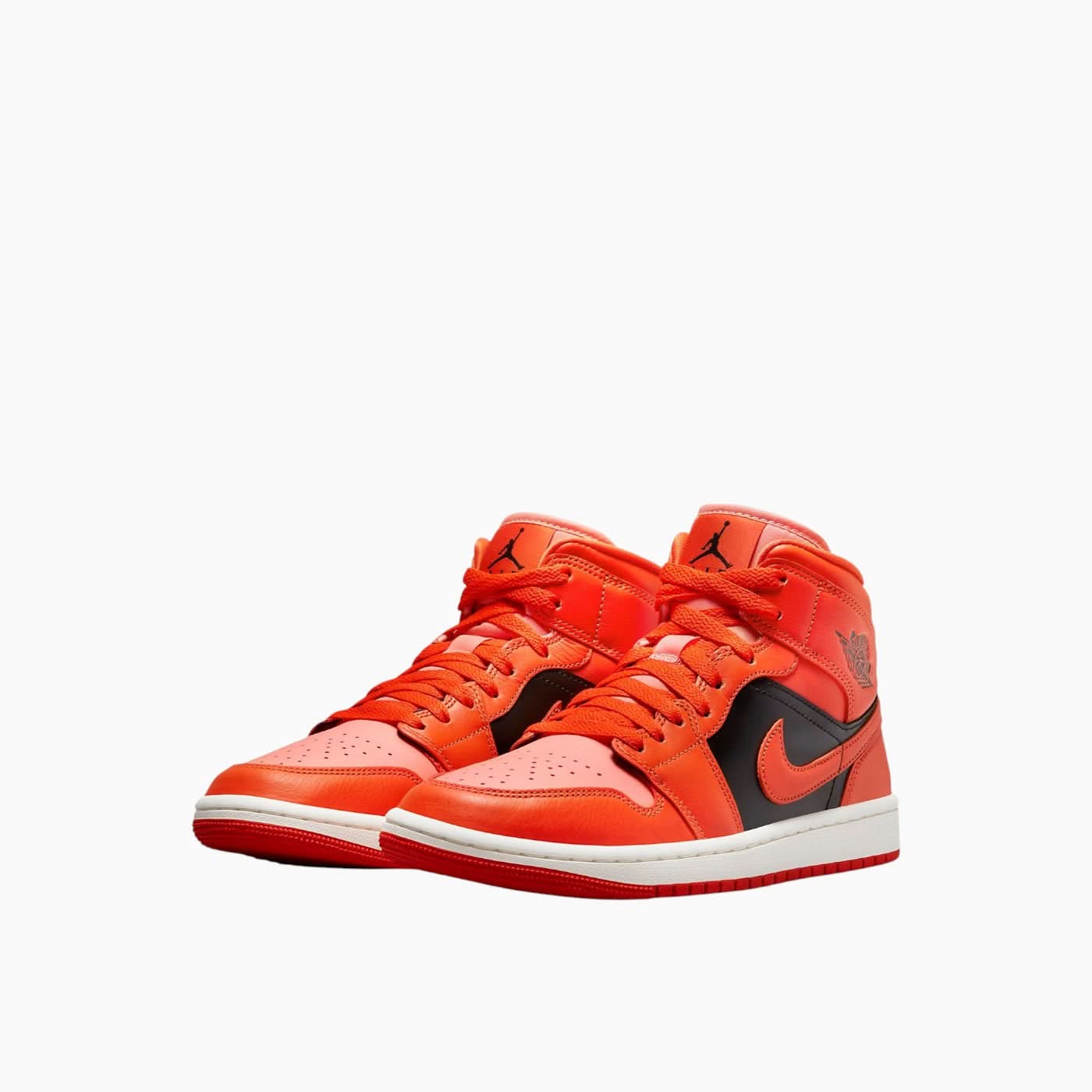 Nike Air Jordan 1 Mid SE 'Rush Orange' Sneakers - Image 2