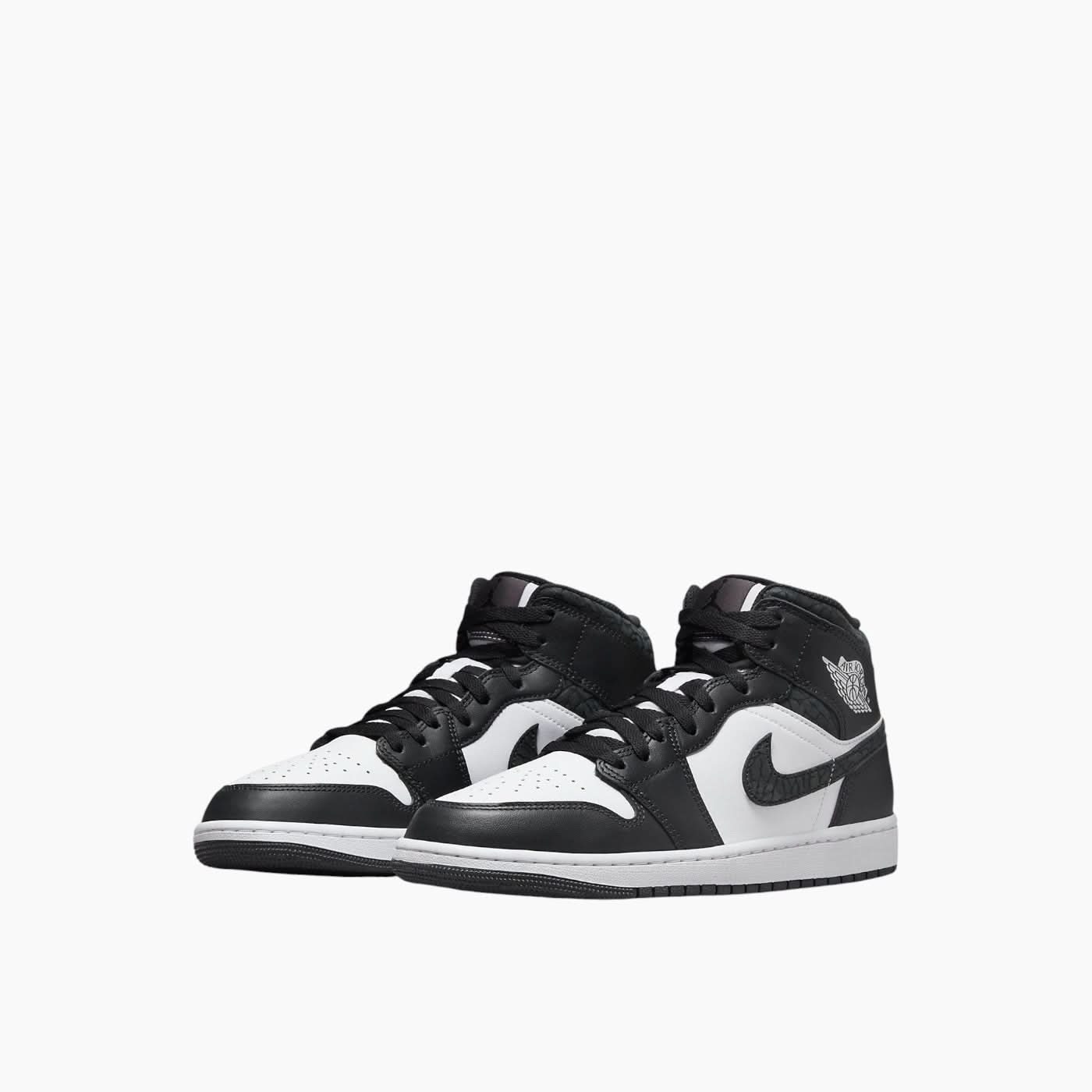 Nike Air Jordan 1 Mid SE Panda Elephant Sneakers - Image 2