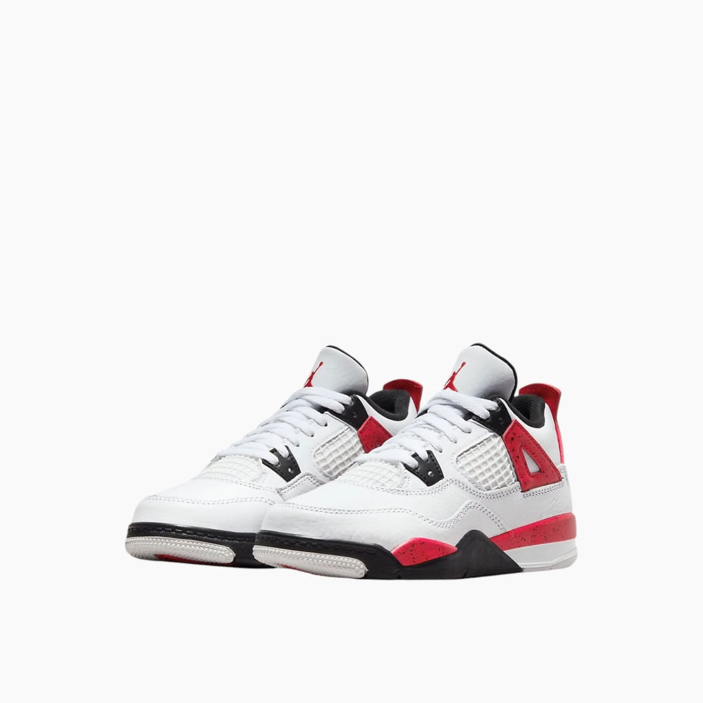Nike Air Jordan 4 Retro Red Cement Sneakers - Image 2