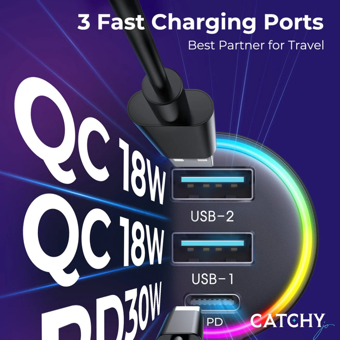 JOYROOM CL18 FM Car Charger (30W) - Image 3