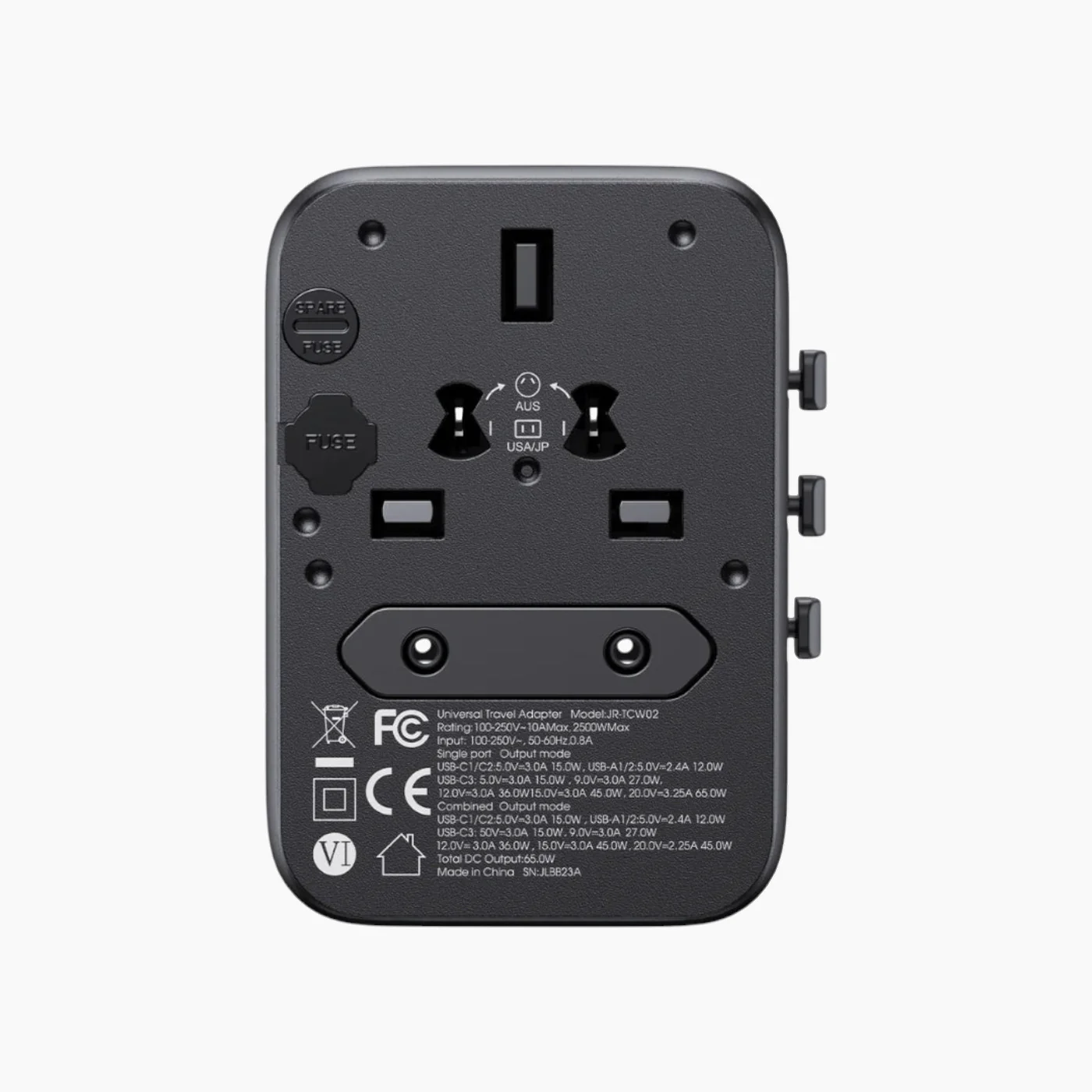JOYROOM JR-TCW02 Universal Travel Adapter - Image 4