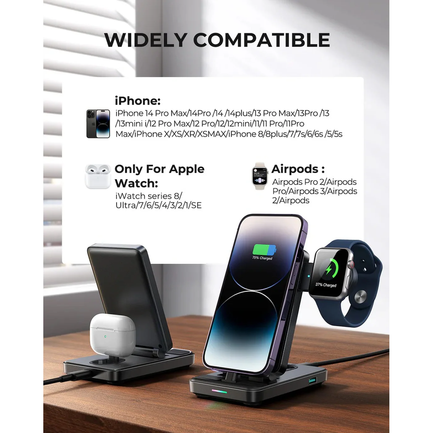 Joyroom WQS01 4 in 1 Magnetic Charging Station - Image 7