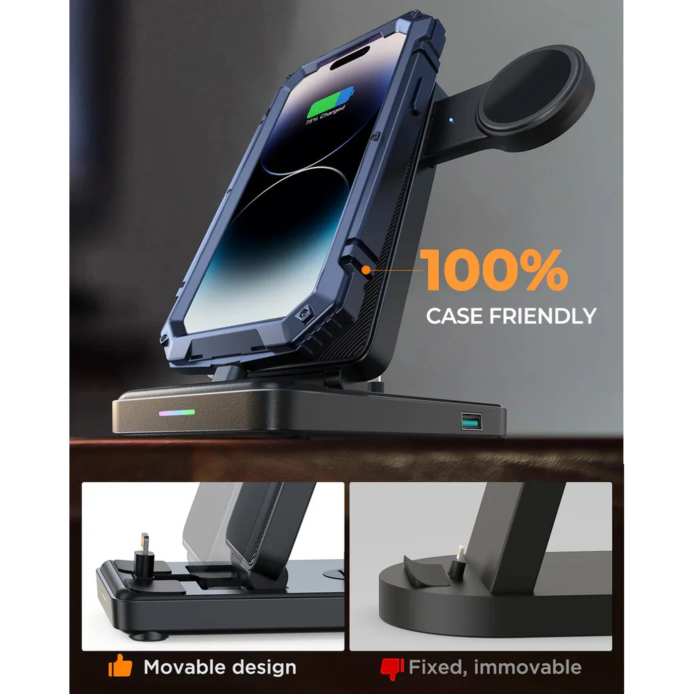 Joyroom WQS01 4 in 1 Magnetic Charging Station - Image 8
