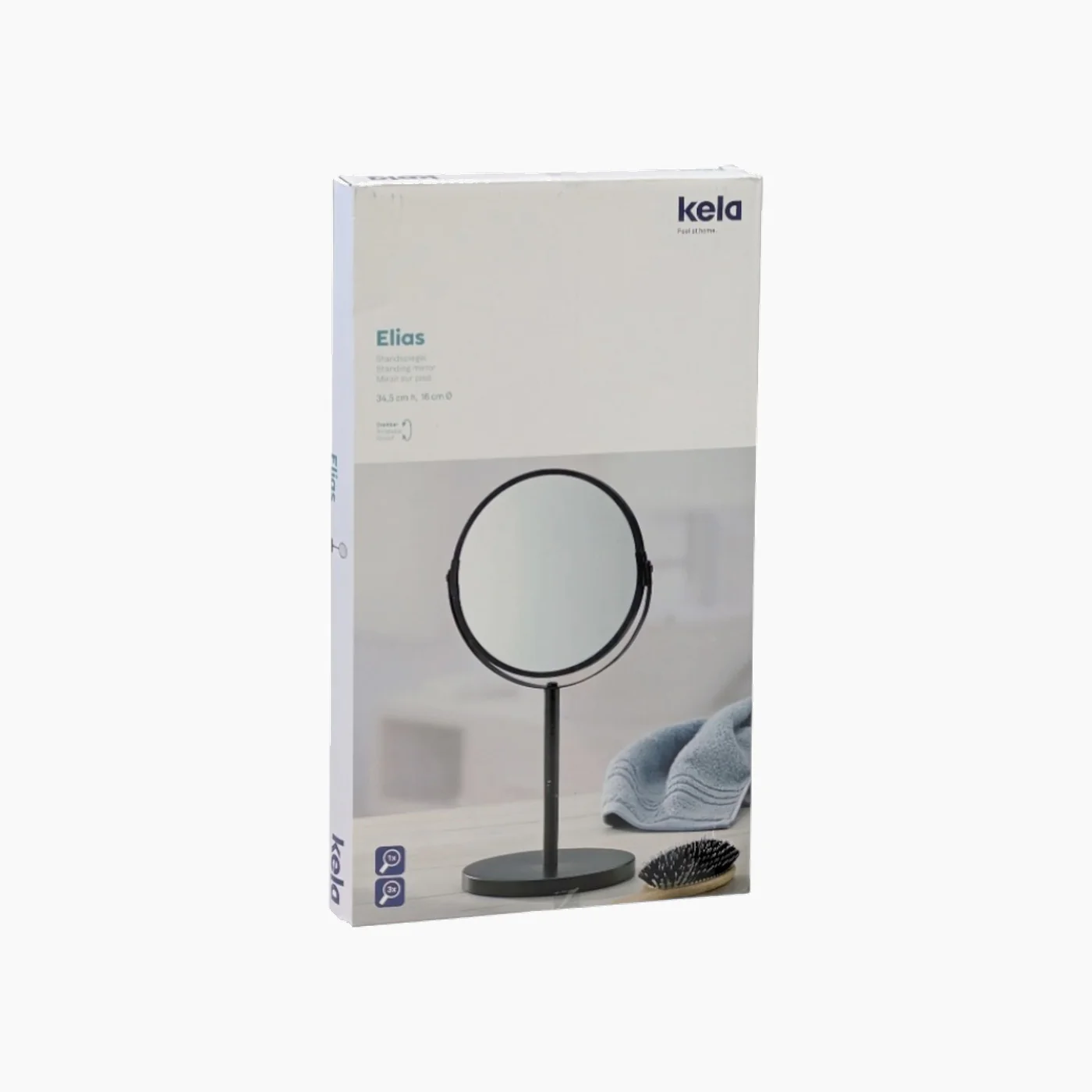 Kela Elias Standing Mirror - Black - Image 2