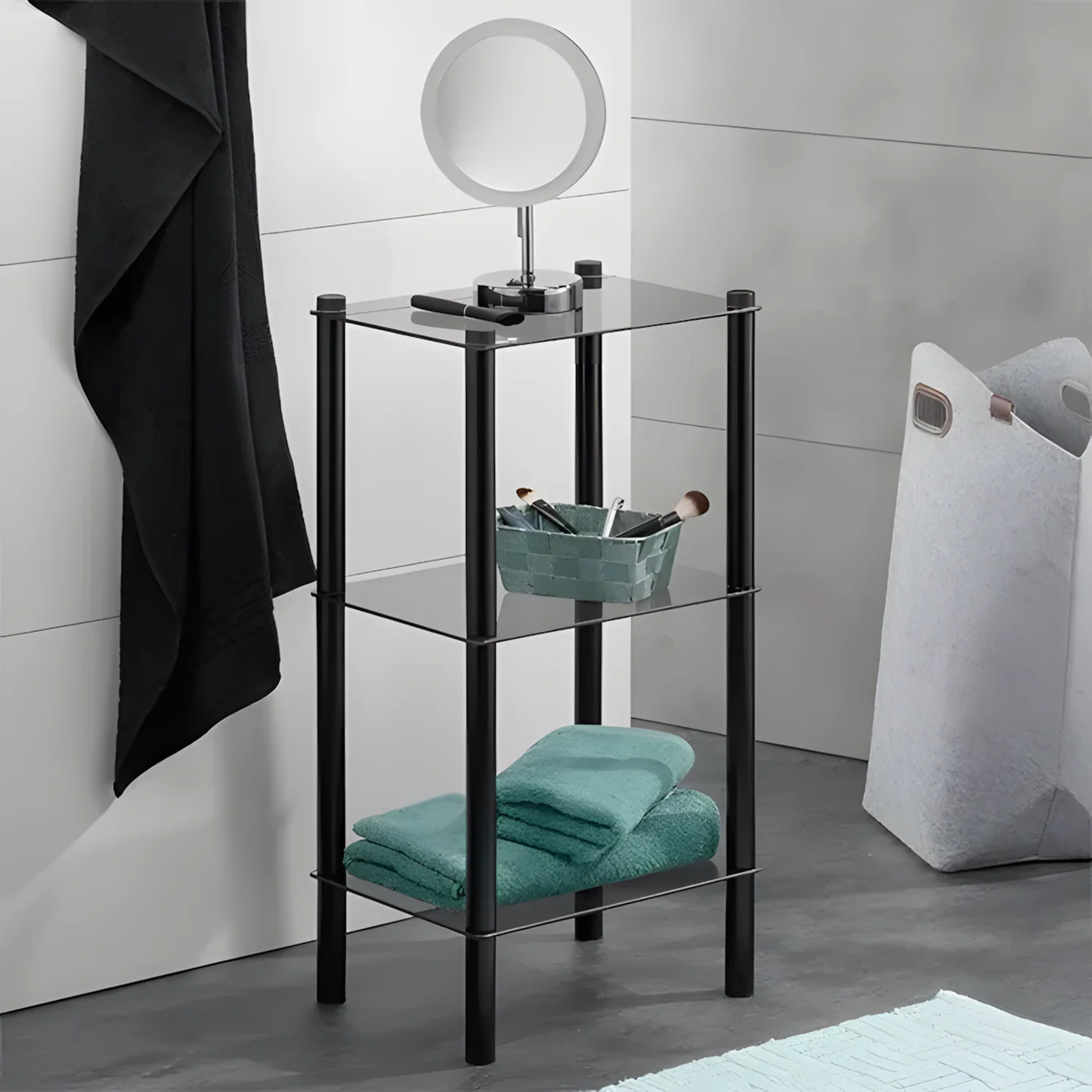 Kela "Lars" Shelving Unit - Black - Image 2
