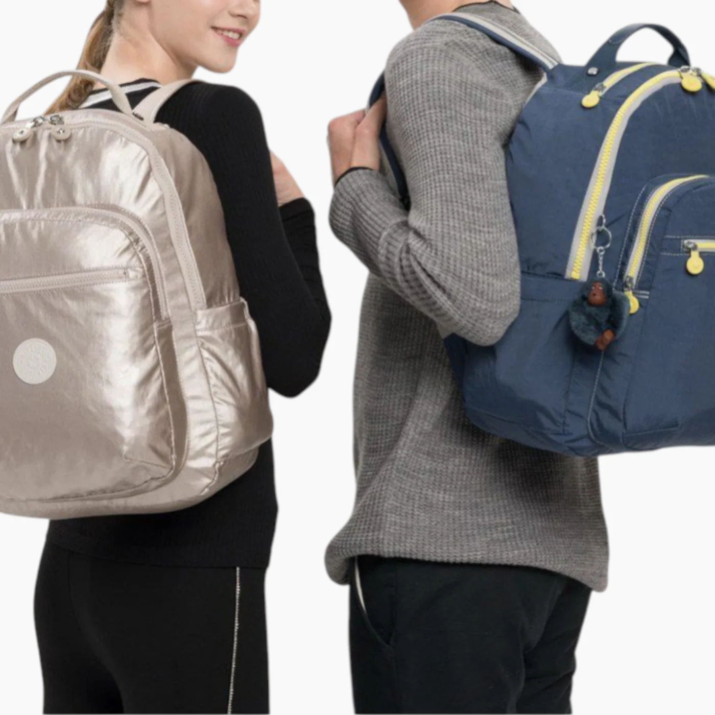 Kipling Seoul Metallic Glow Backpack - Image 7